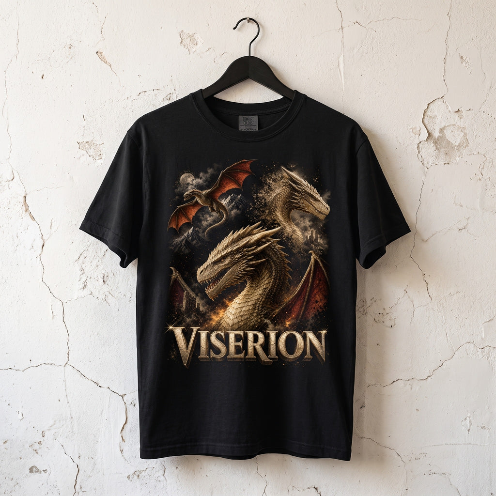 Viserion Dragon T-Shirt | Game of Thrones Art Unisex Tee