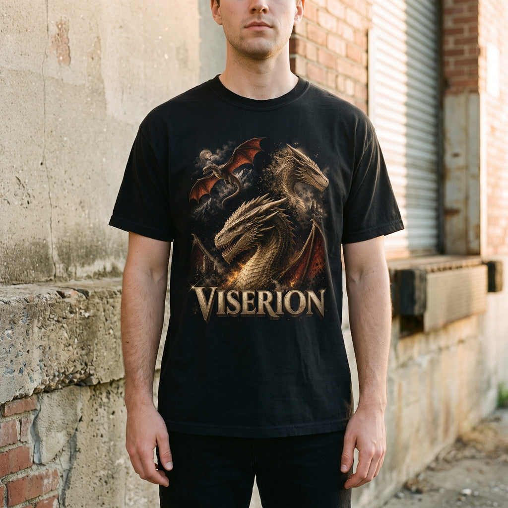 Viserion Dragon T-Shirt | Game of Thrones Art Unisex Tee