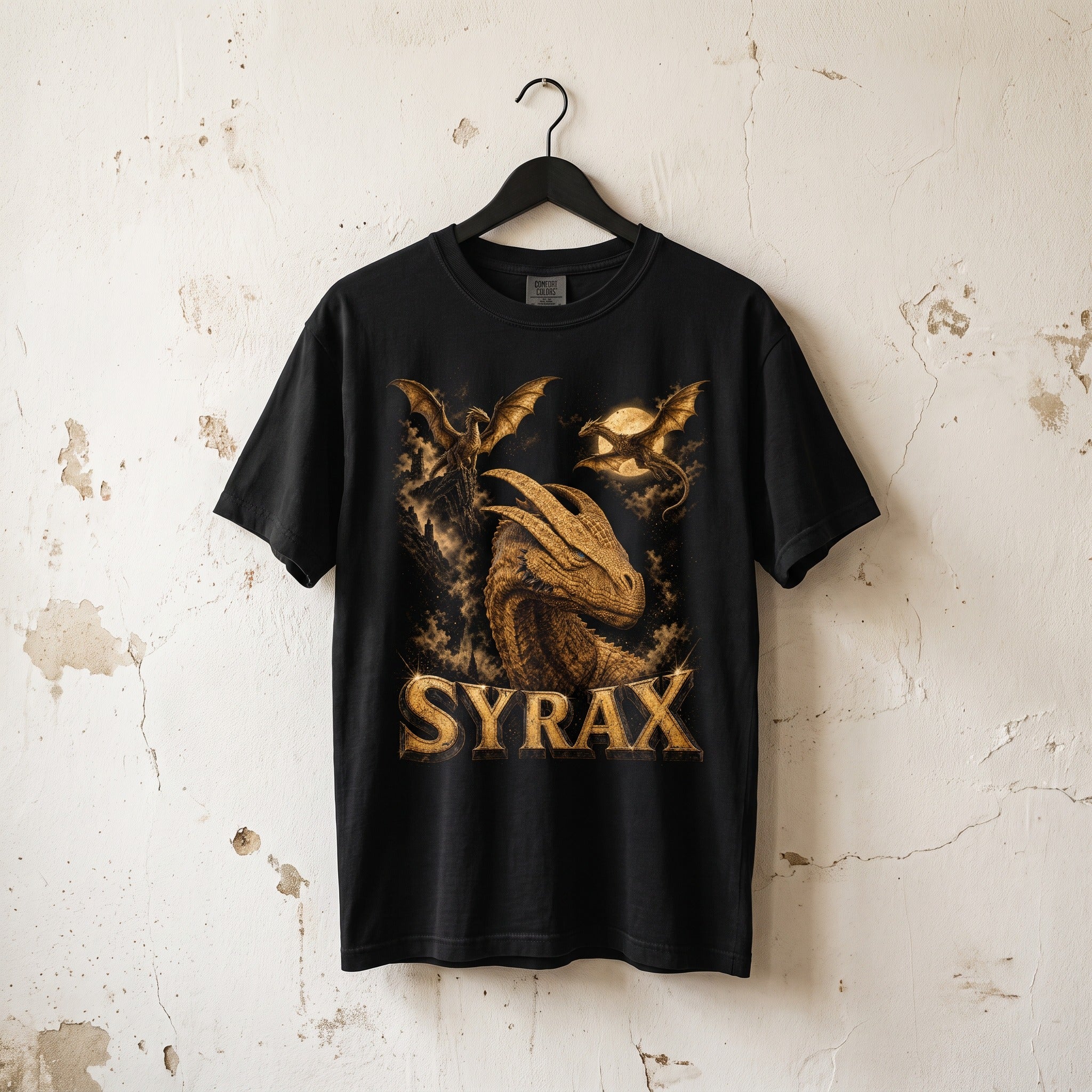 Syrax Dragon T-Shirt | House of the Dragon Art Comfort Colors Tee