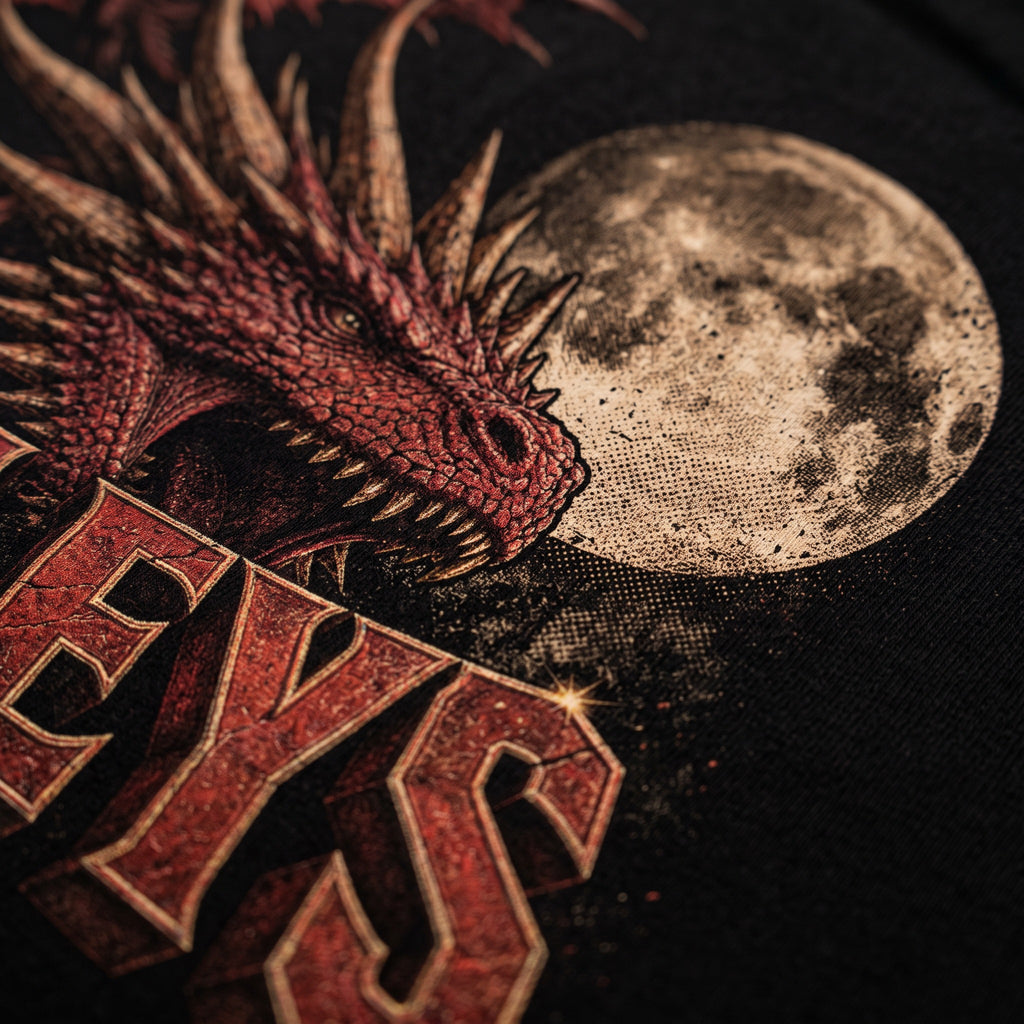Meleys Dragon T-Shirt | House of the Dragon Distressed Fantasy Comfort Colors Tee