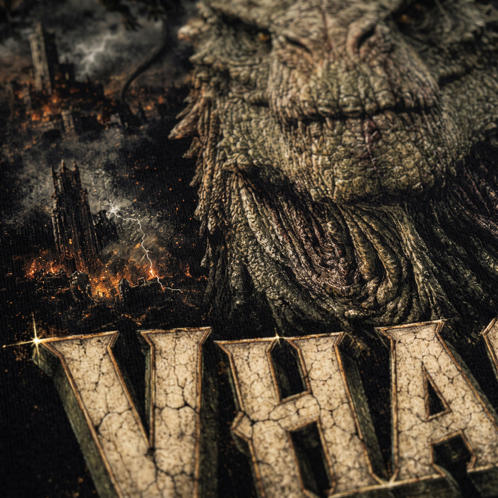 Vhagar Dragon T-Shirt | House of the Dragon Distressed Fantasy Creature Tee