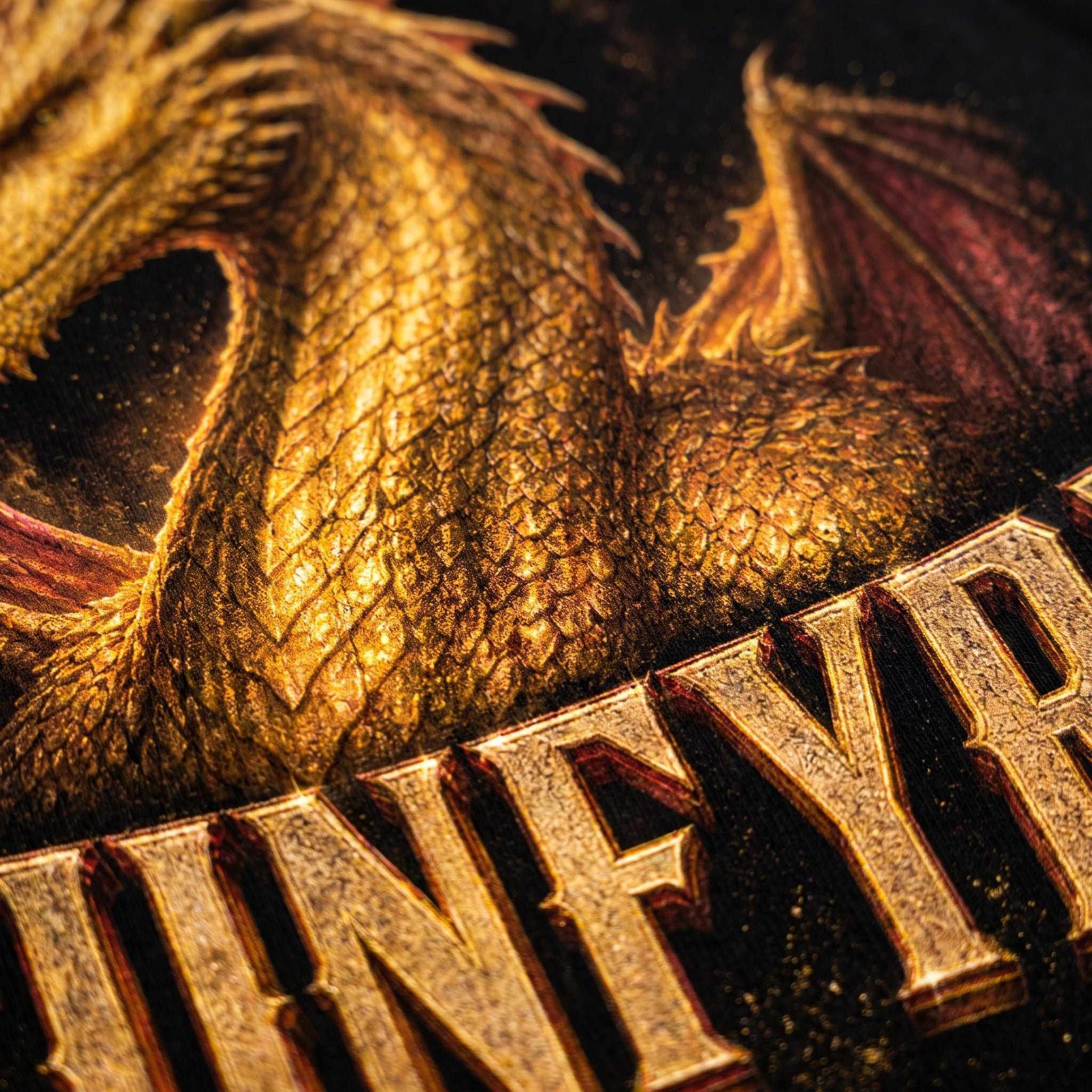 Sunfyre Golden Dragon T-Shirt | House of the Dragon Art Comfort Colors Tee