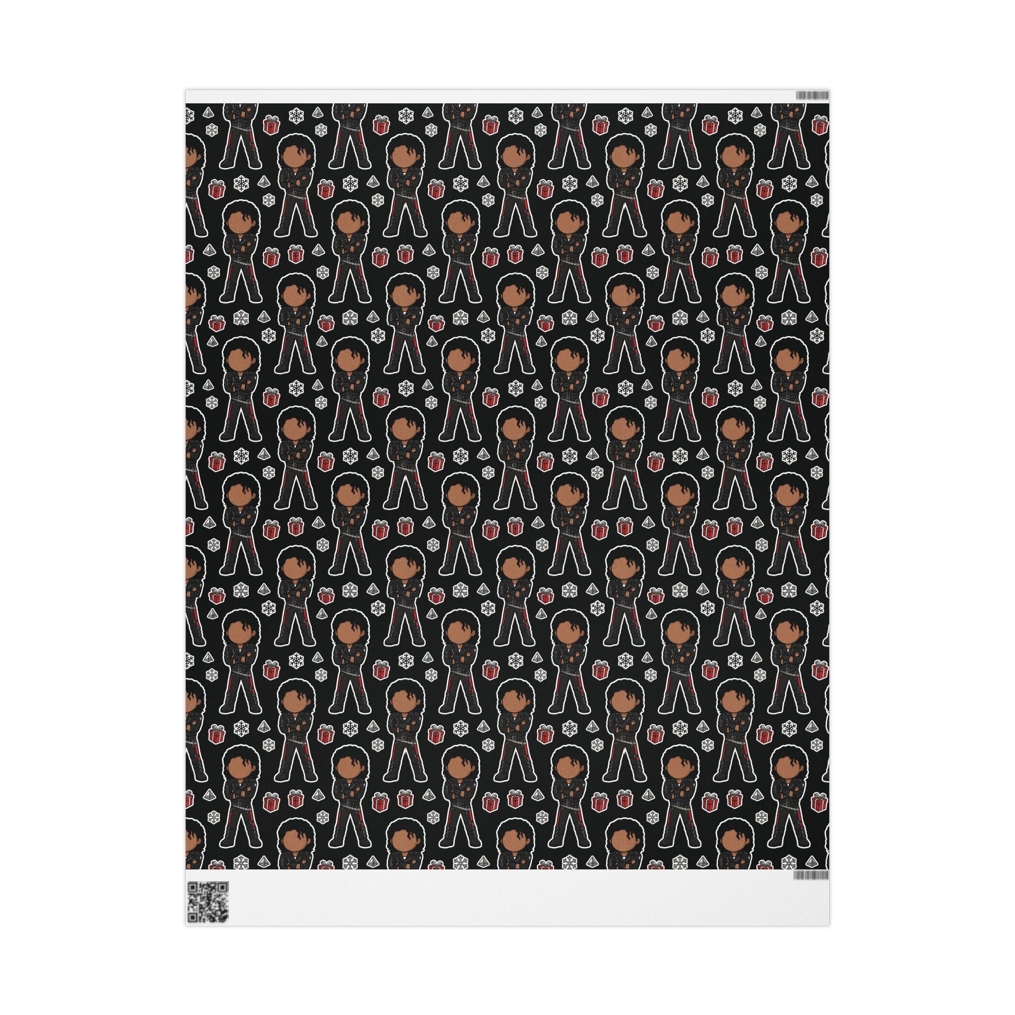 Michael Jackson Wrapping Paper Bad Era Gift Wrap MJ Holiday Xmas