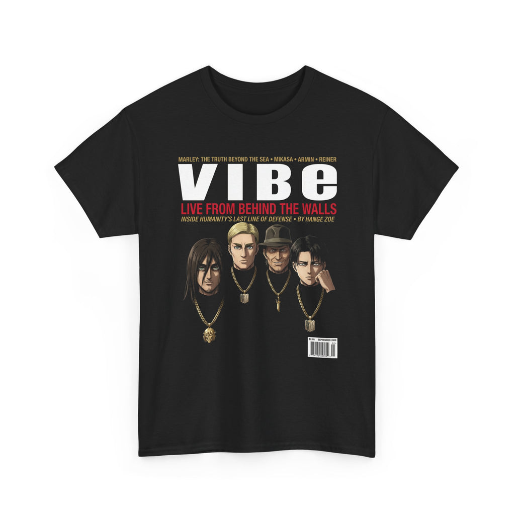 Attack on Titan Vibe Magazine Tee| Bootleg Anime Hip Hop Unisex T-Shirt