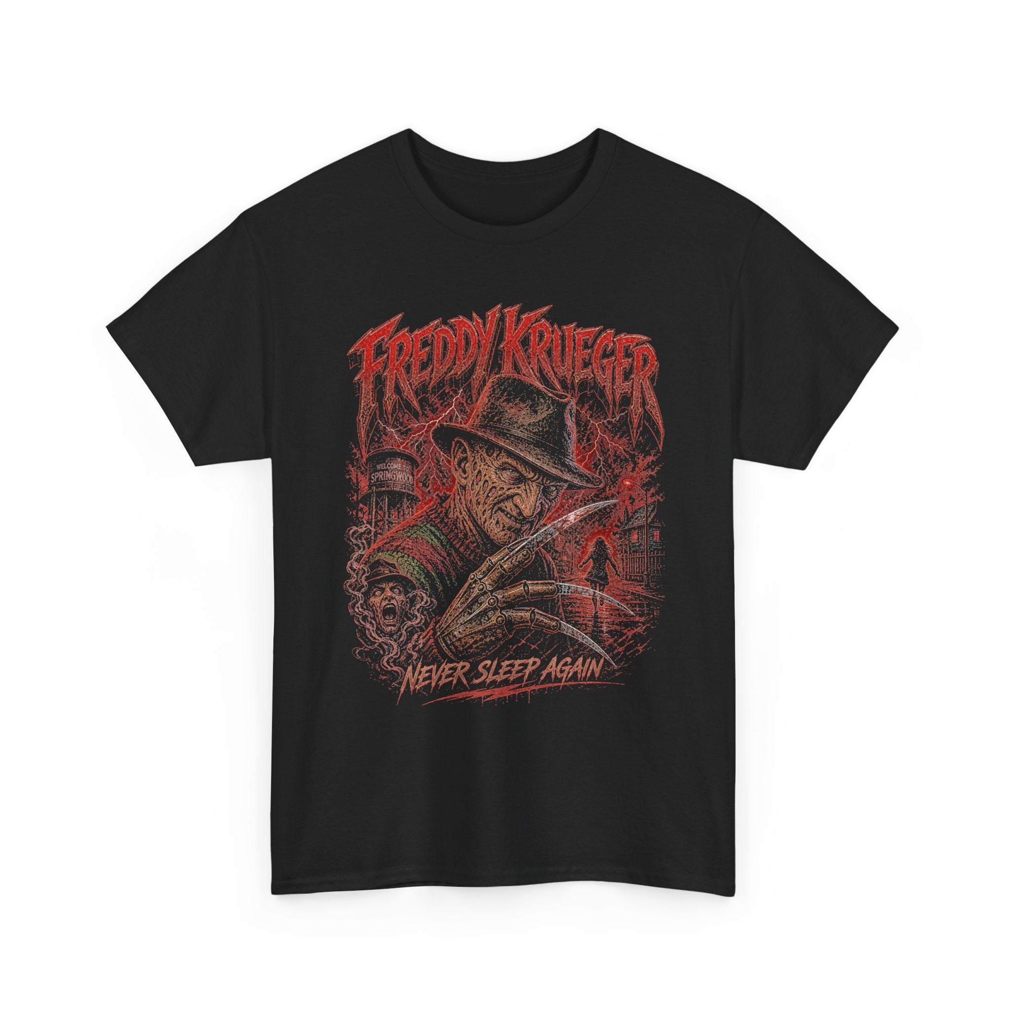 Freddy Krueger Horror Shirt | Distressed Slasher Movie Tee