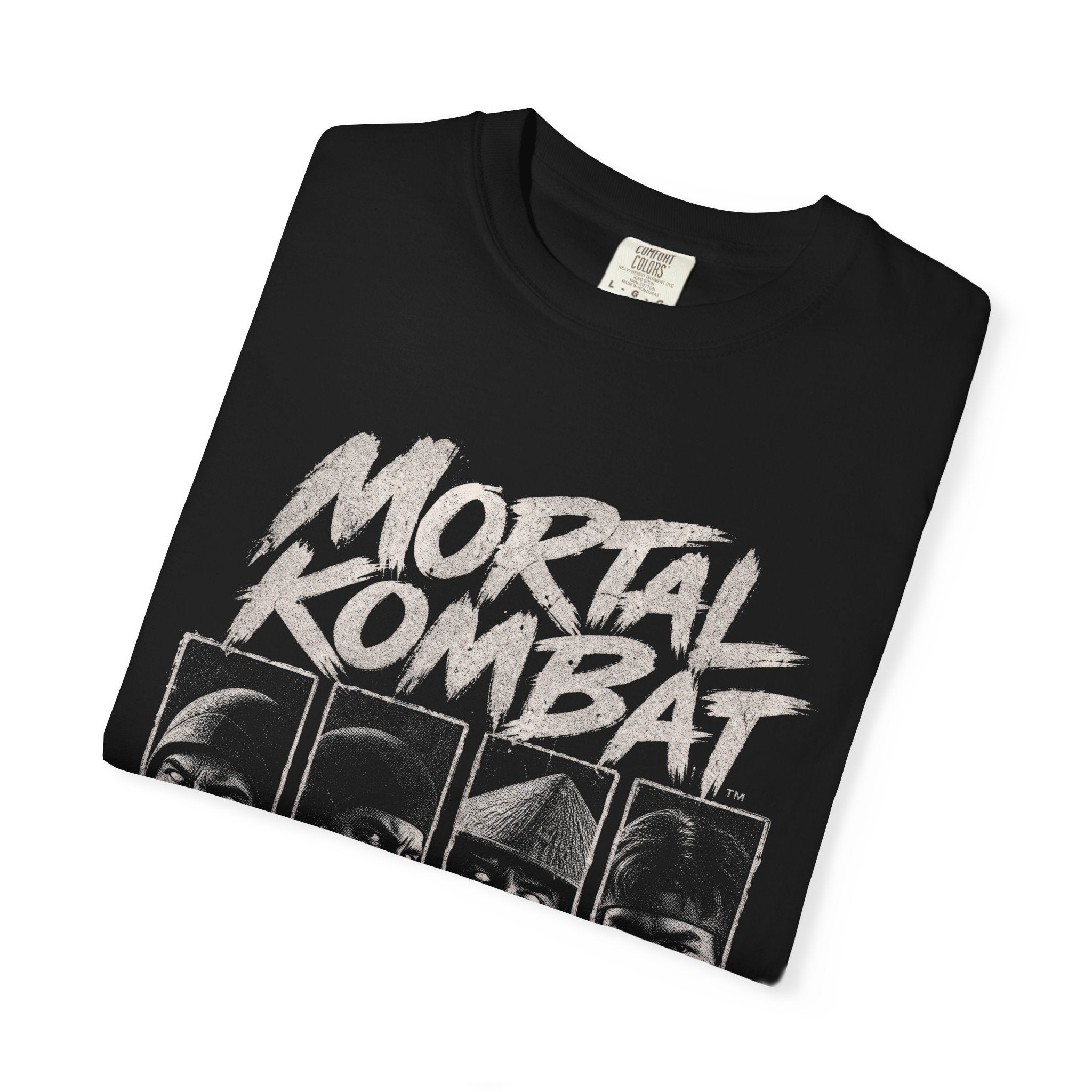 Mortal Kombat Characters Halftone Gaming Unisex T-Shirt