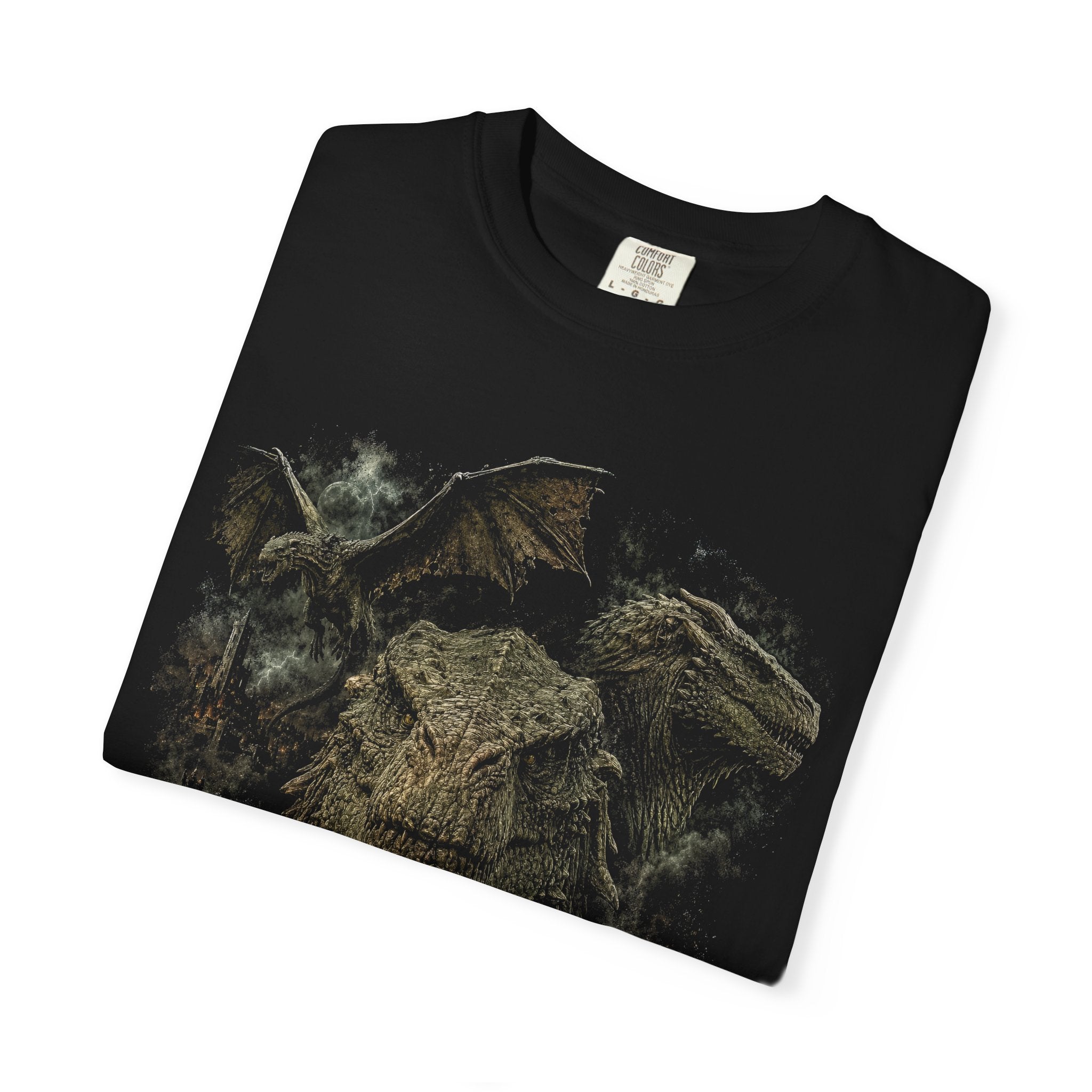 Vhagar Dragon T-Shirt | House of the Dragon Distressed Fantasy Creature Tee