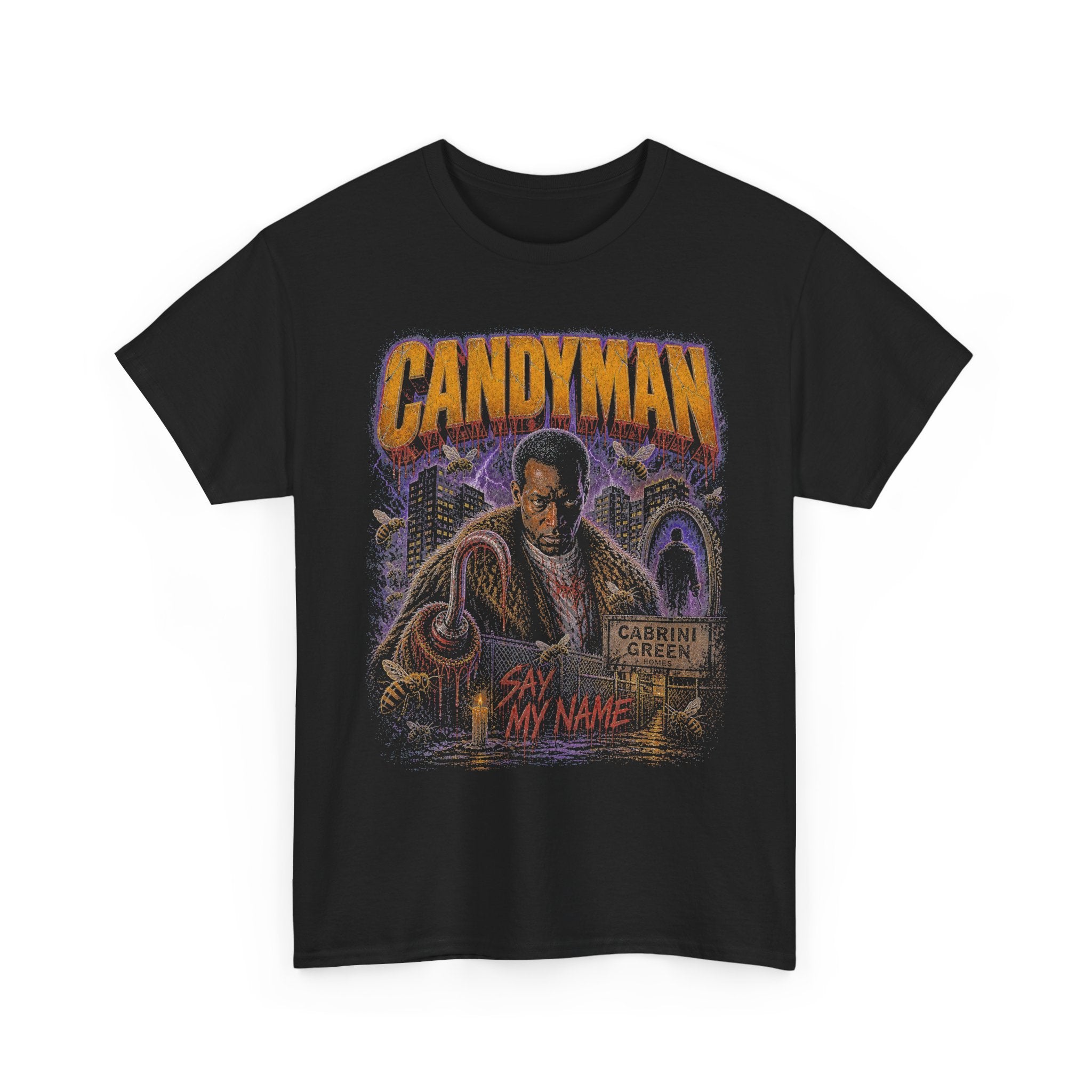 Candyman Horror Movie Tee | Distressed Cult Classic Graphic Shirt