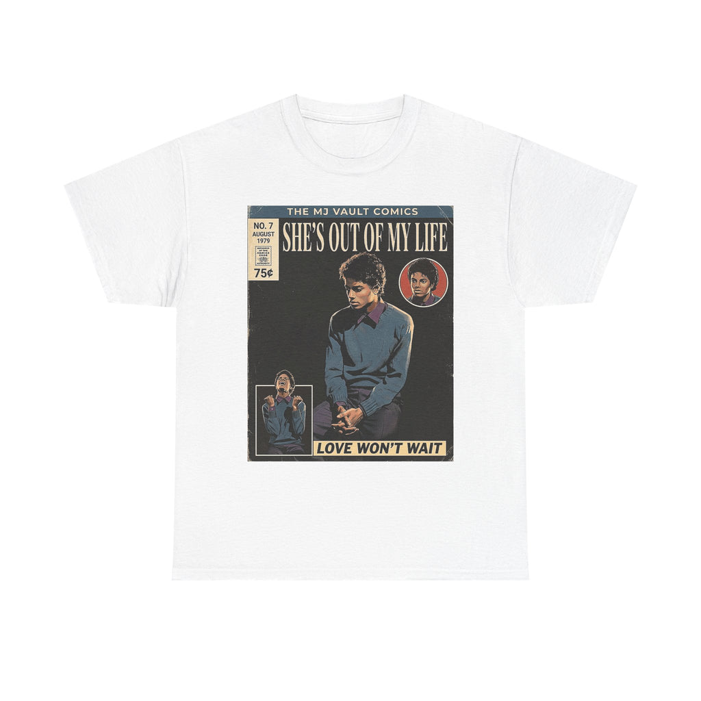 MJ Shes Out Of My Life Comic Tee