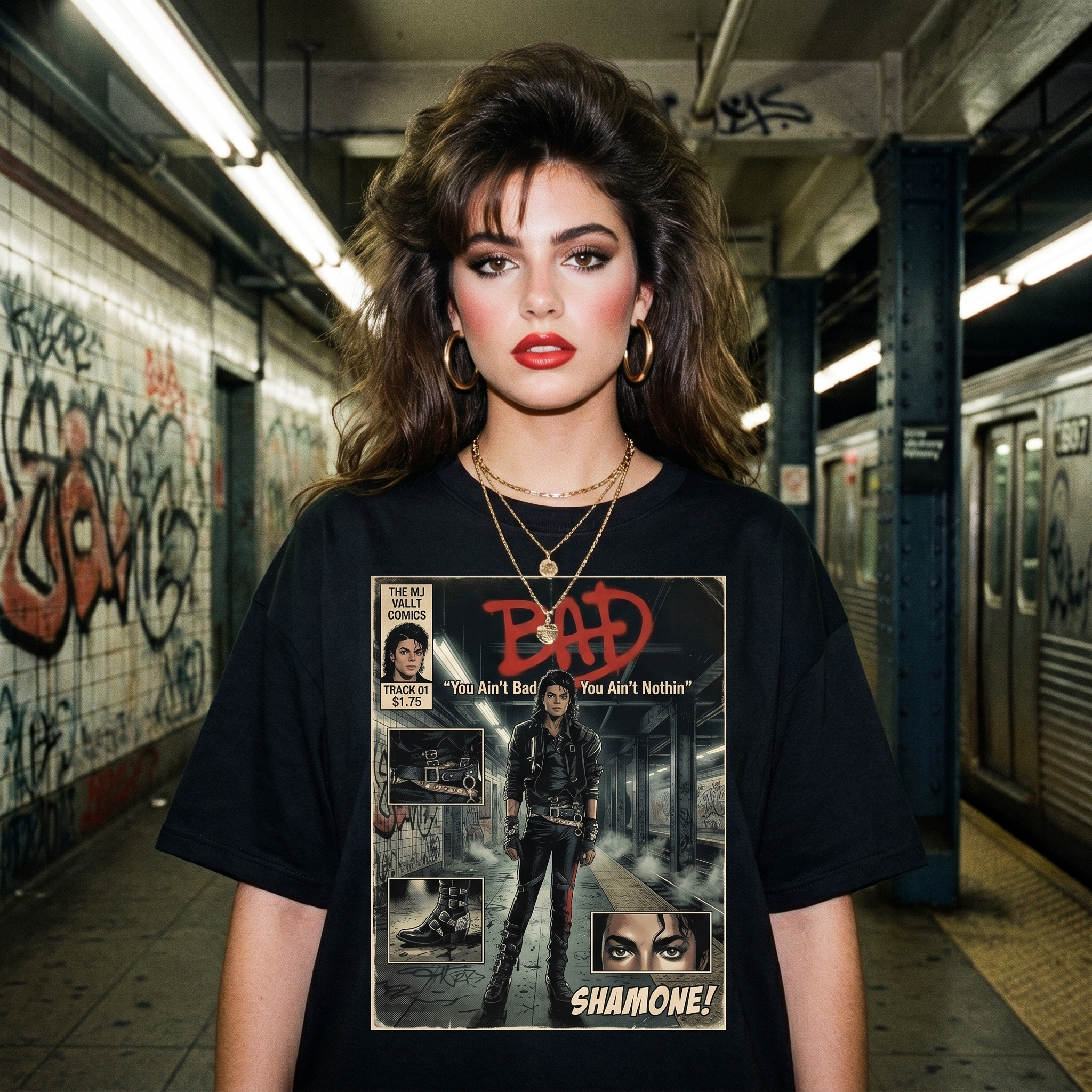 Michael Jackson Bad Comic Tee