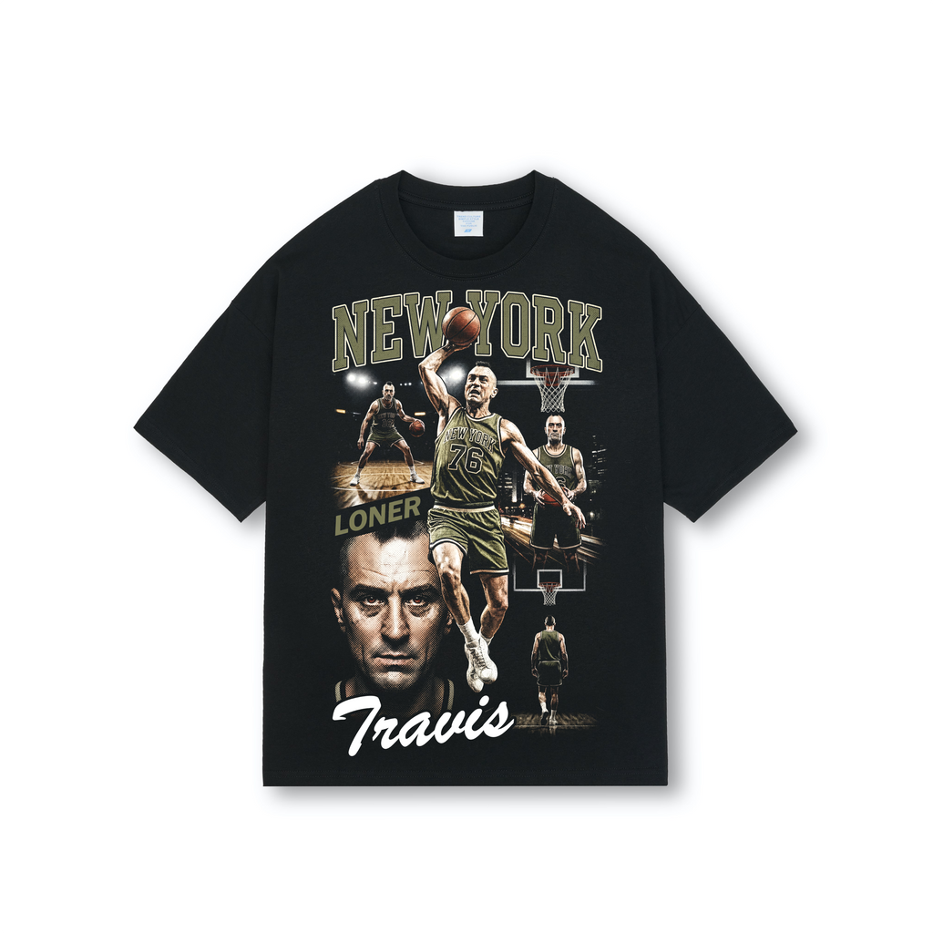 Taxi Driver Travis Basketball Tee