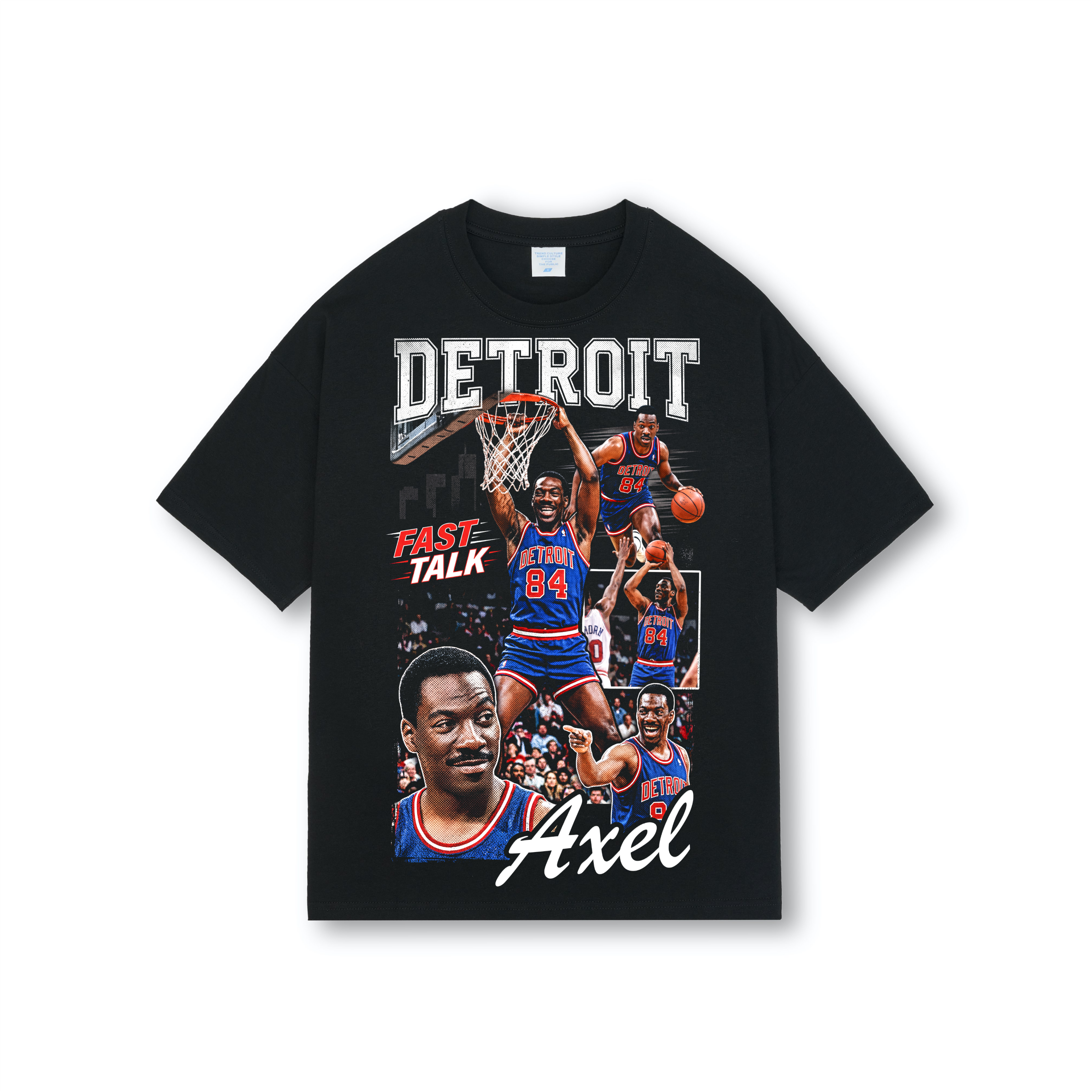Detroit Beverly Hills Cop Basketball Tee | Axel Smooth Talk Bootleg Vintage Shirt