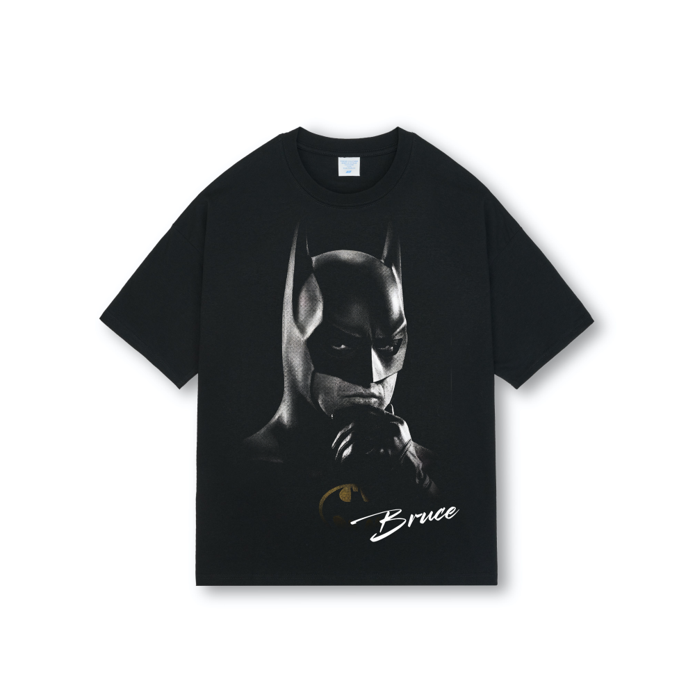 Bruce Batman Portrait Drop Shoulder Tee