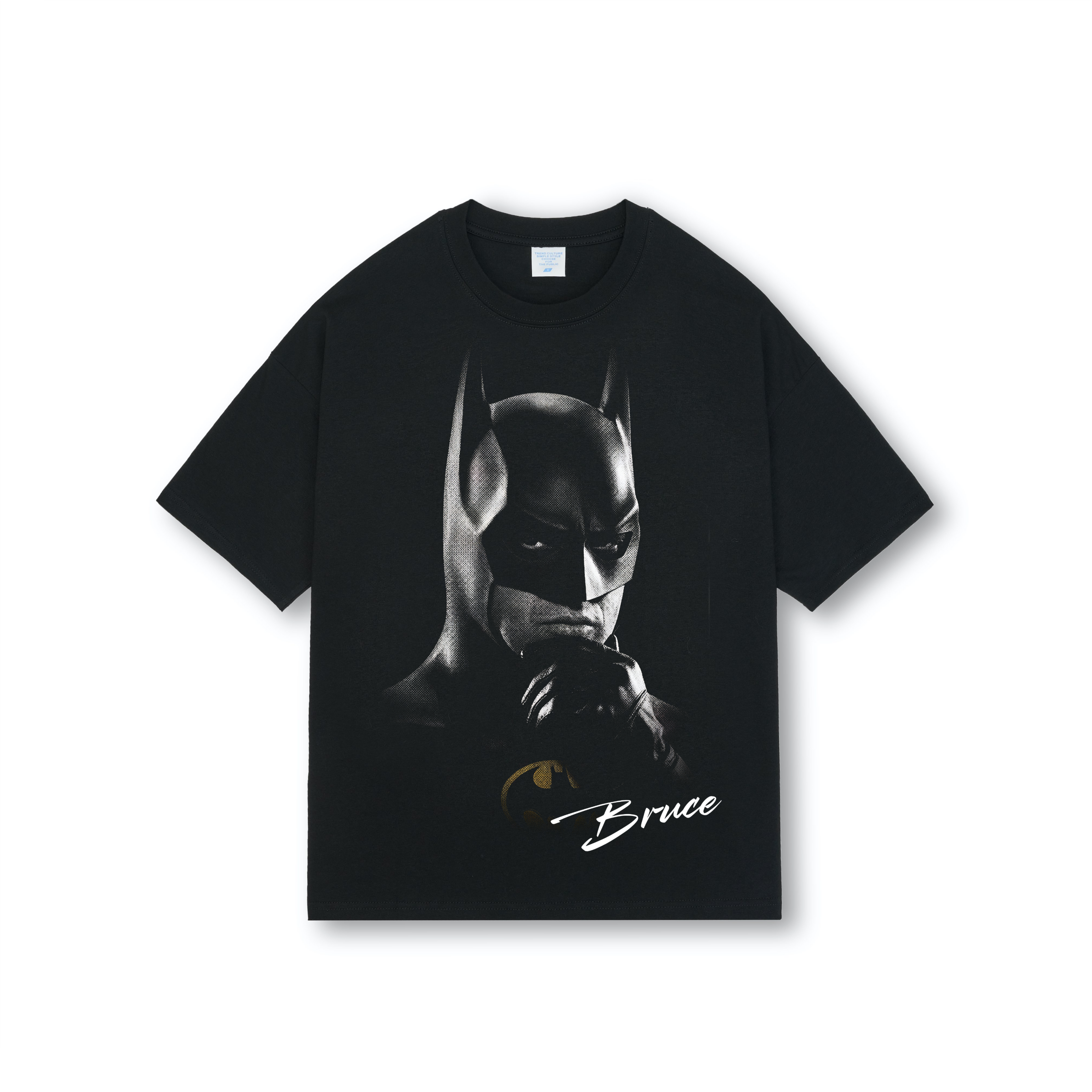 Bruce Batman Portrait Drop Shoulder Tee