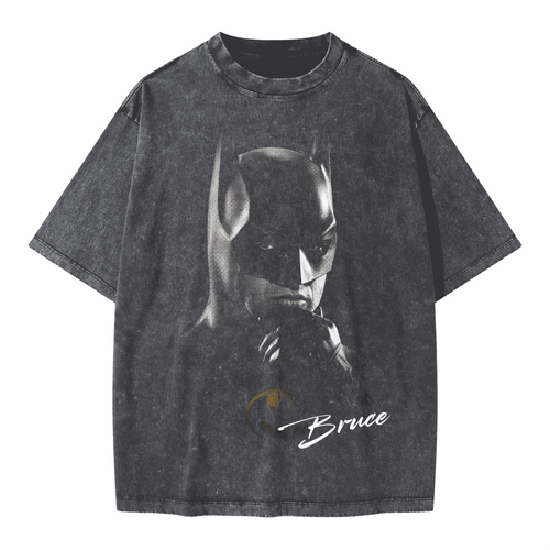 Bruce Wayne Batman Vintage Oversized Tee