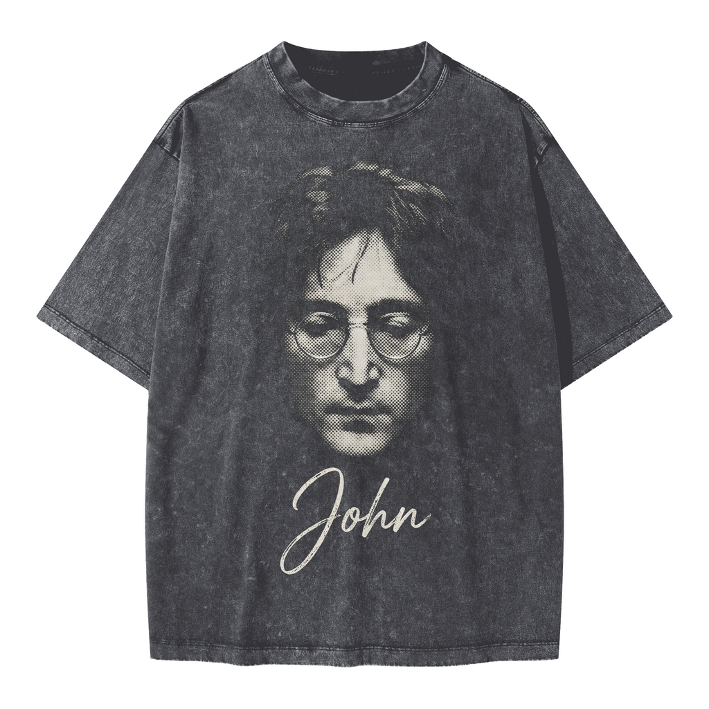 John Lennon Portrait Oversized Tee