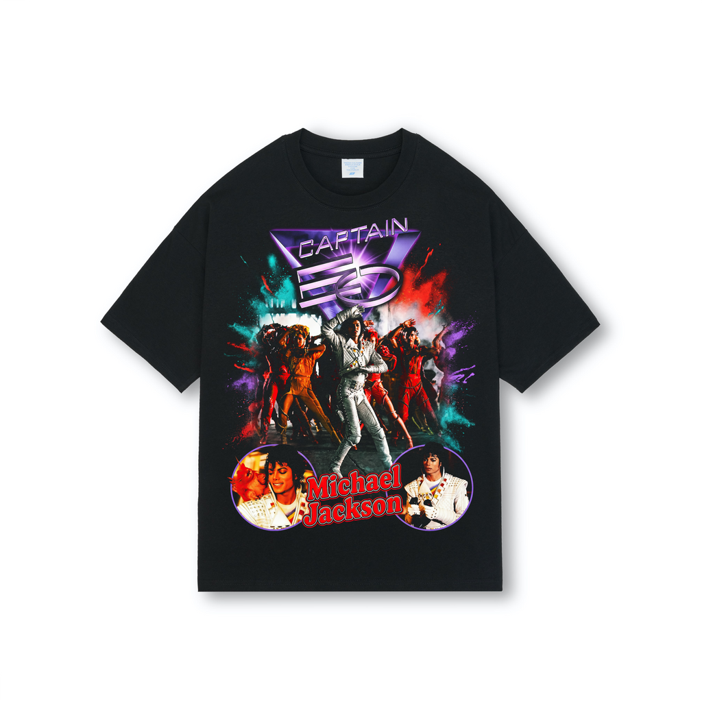 Michael Jackson Captain EO Dancers Drop Shoulder Tee