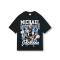 Michael Jackson Moonwalker Basketball Drop Shoulder Tee