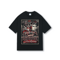 Michael Jackson Bad Poster Basketball Drop Shoulder Tee
