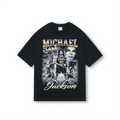 Michael Jackson Dangerous Jam Basketball Drop Shoulder Tee