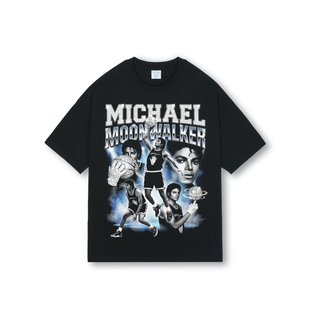 Michael Jackson Billie Jean Basketball Drop Shoulder Tee