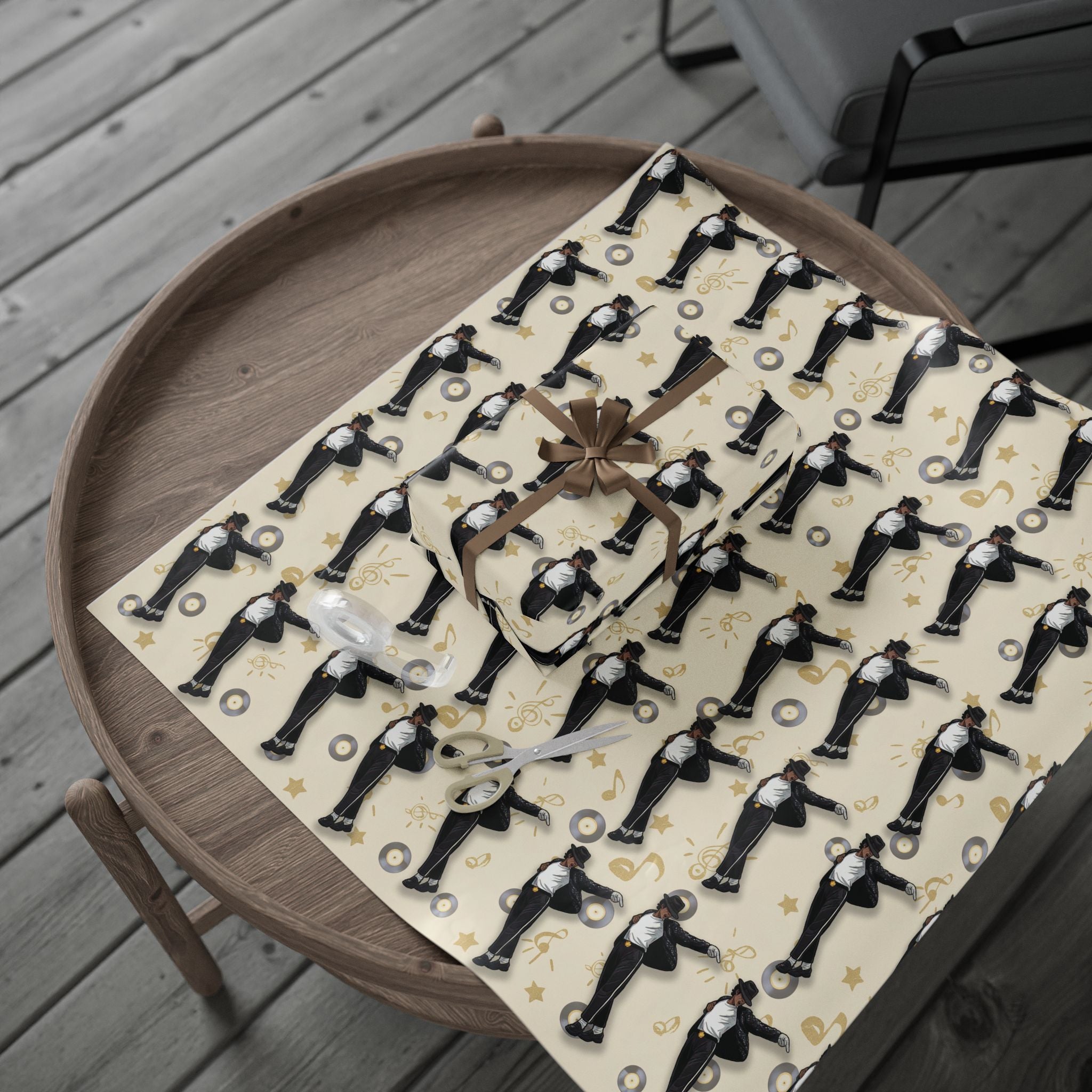 Michael Jackson Billie Jean Wrapping Paper, King of Pop Gift Wrap