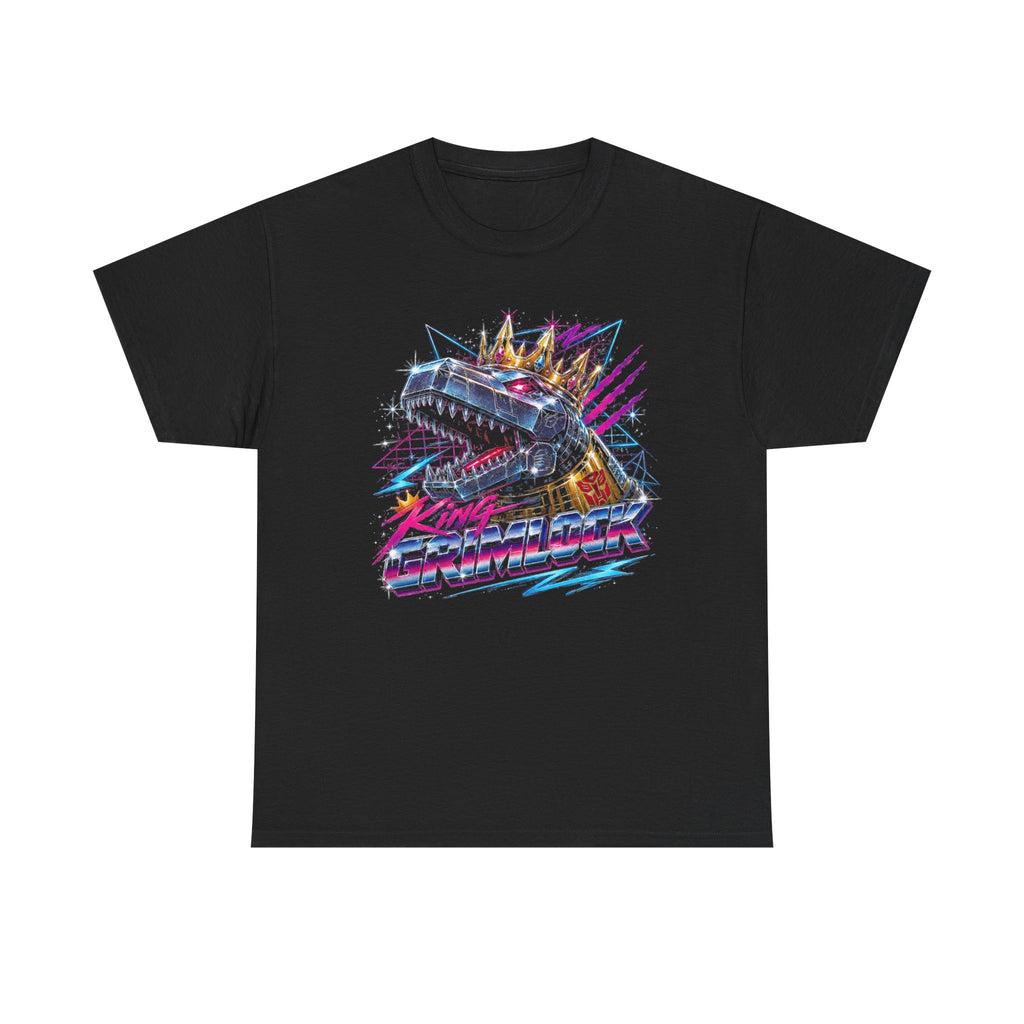 King Dino Robot Graphic Tee | Retro 80s Vaporwave Robot Shirt