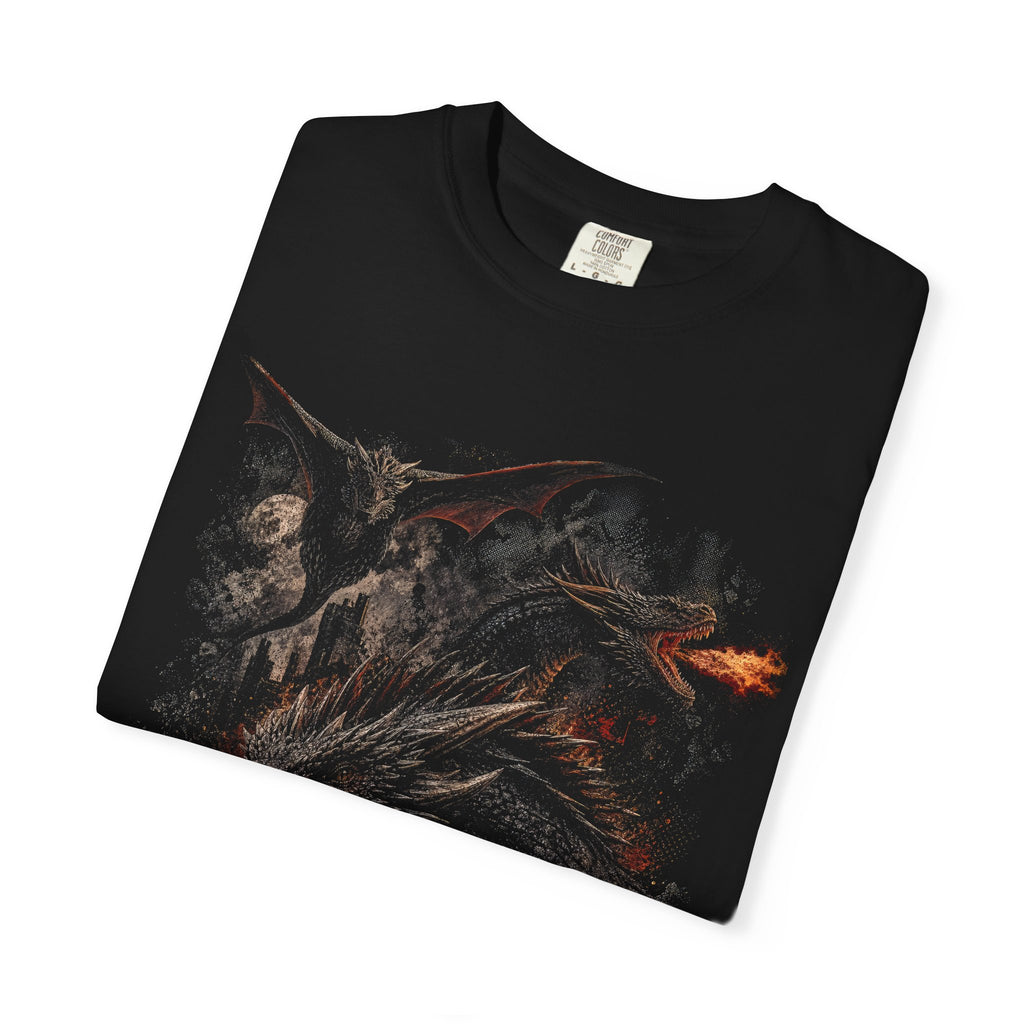Drogon Game of Thrones Tee | Fantasy Dragon Distressed Unisex T-Shirt