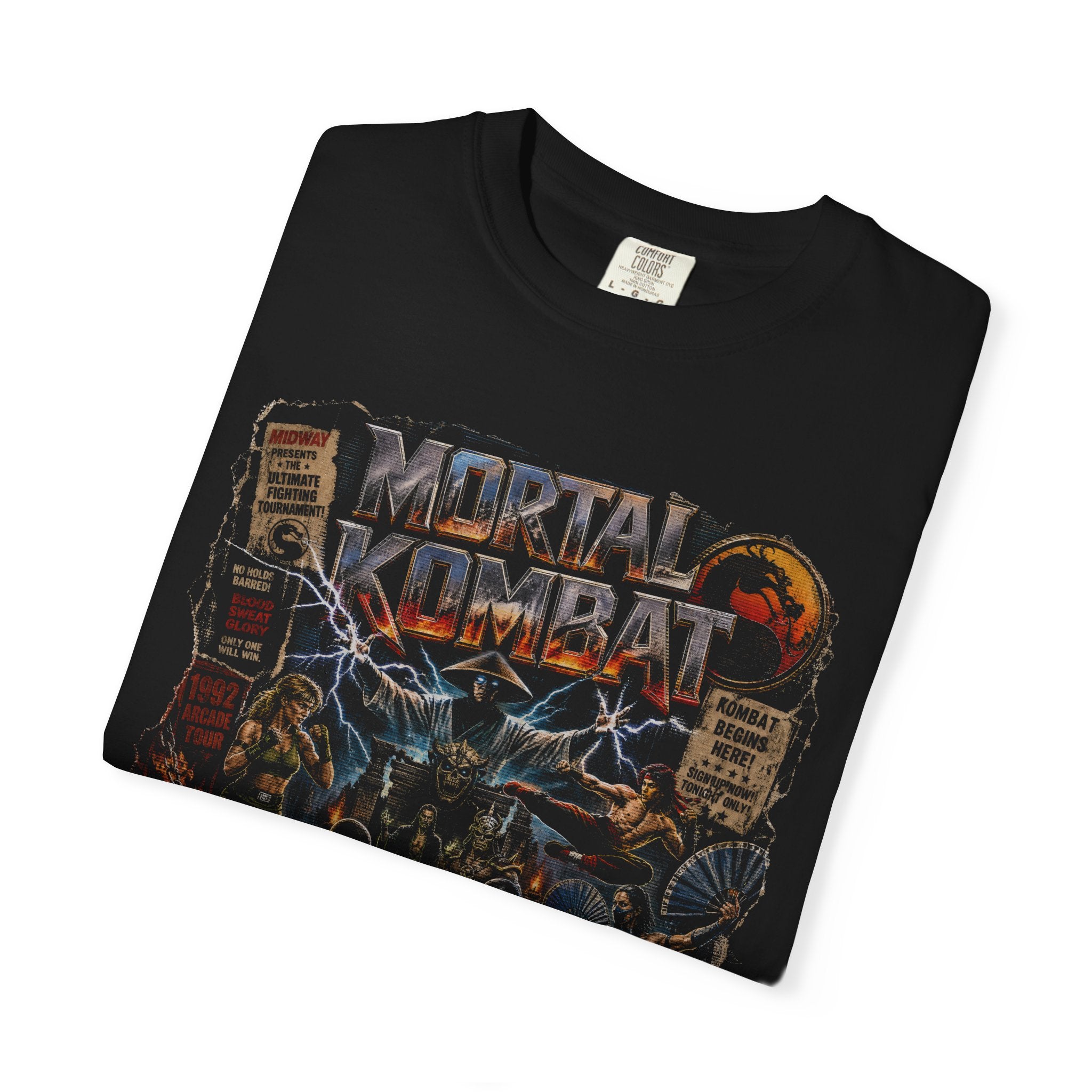 Vintage 90s Arcade Fighter Tee | Retro Fighting Game Shirt