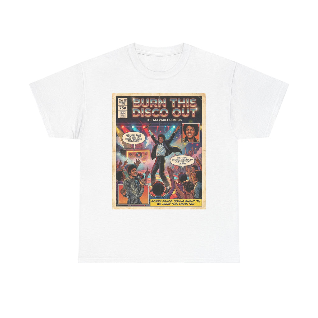 MJ Burn This Disco Out Comic Tee