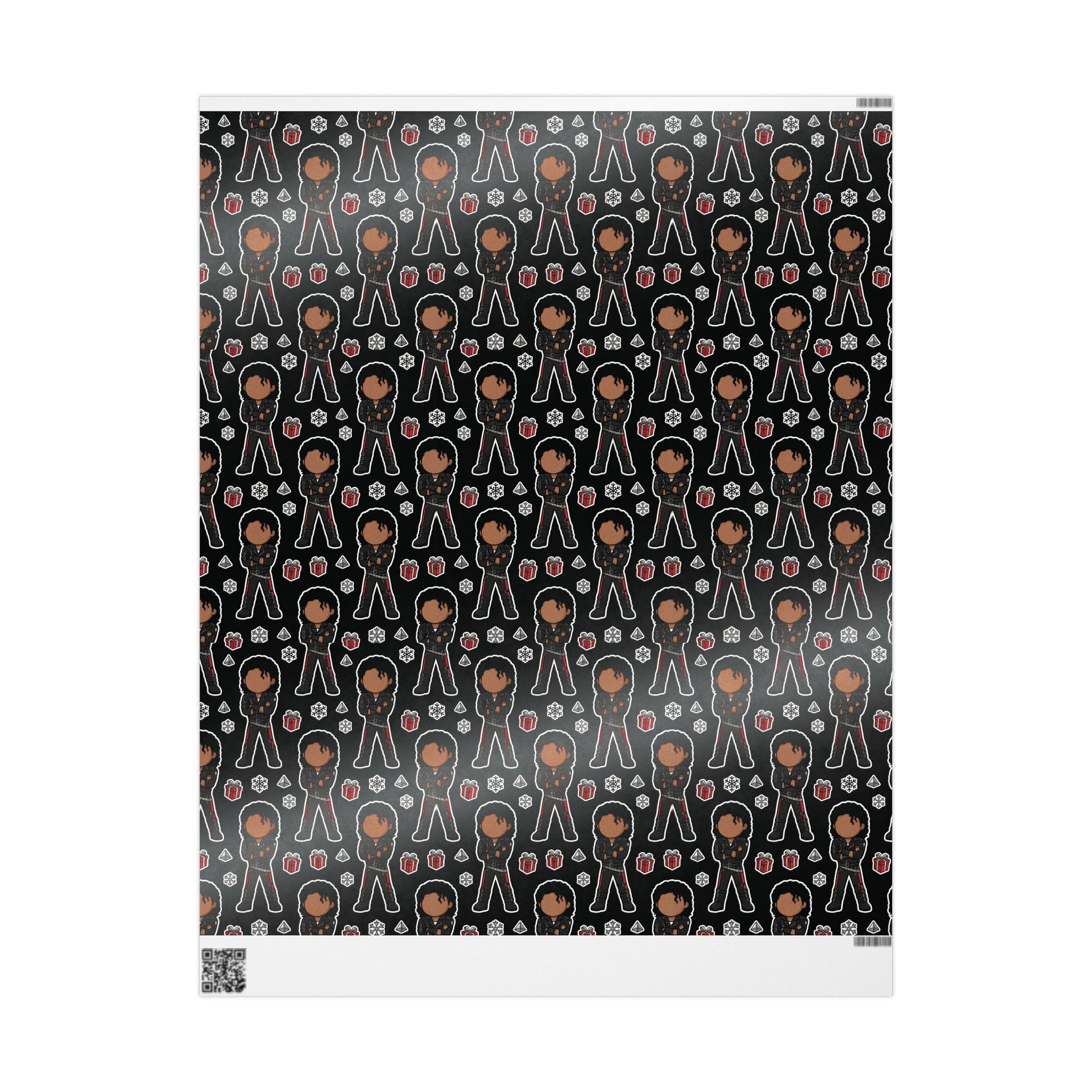 Michael Jackson Wrapping Paper Bad Era Gift Wrap MJ Holiday Xmas
