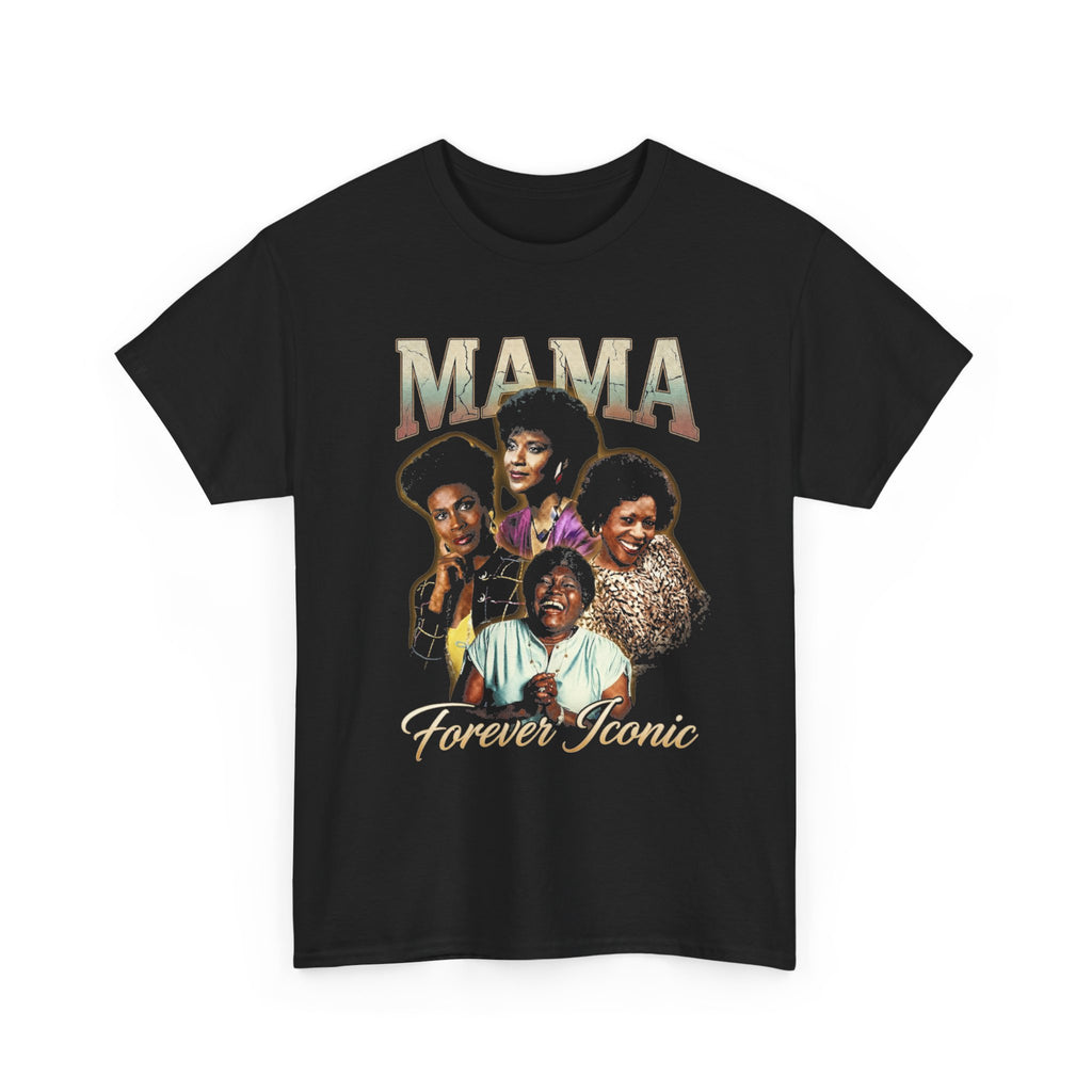 Iconic Mama Graphic Tee | Retro Halftone Tribute Unisex Shirt | 90s Sitcom Moms
