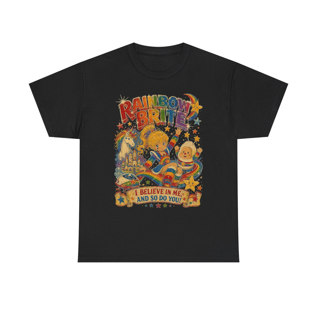 Rainbow Brite Vintage Tee | Retro 80s Cartoon Distressed Shirt
