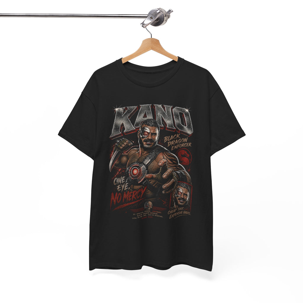 Kano Mortal Kombat Graphic Tee | Retro Video Game Villain Unisex Shirt