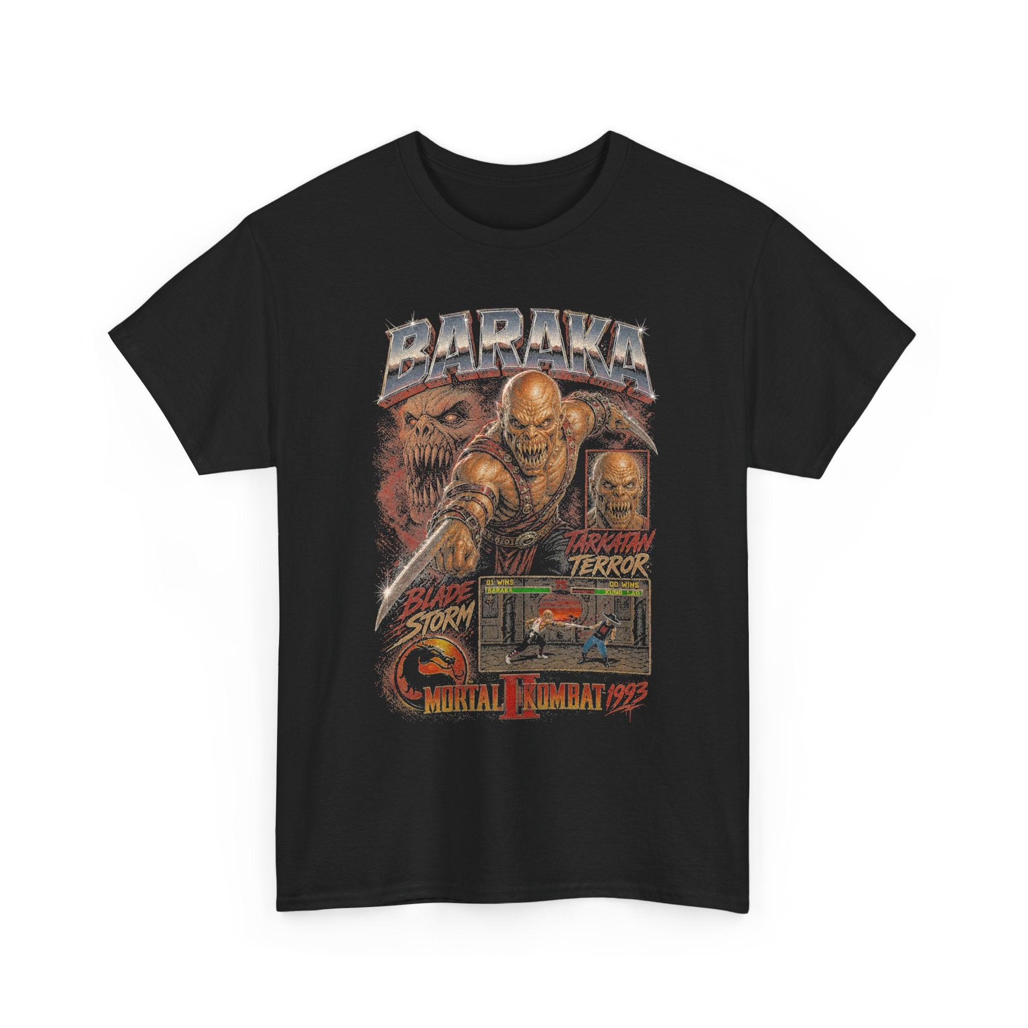 Blade Warrior Graphic Tee | Retro 90s Fighting Game Shirt