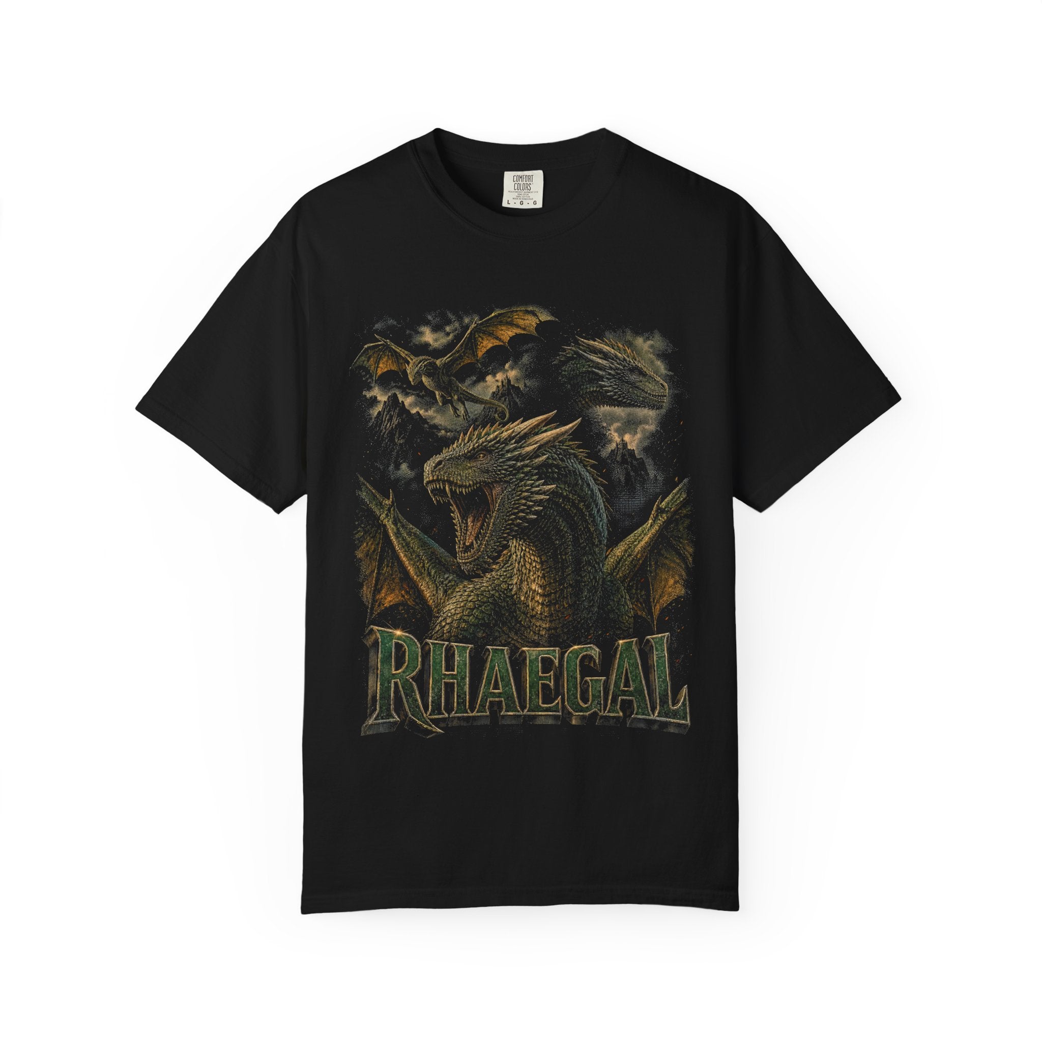 Rhaegal Dragon T-Shirt | Game of Thrones Halftone Tee