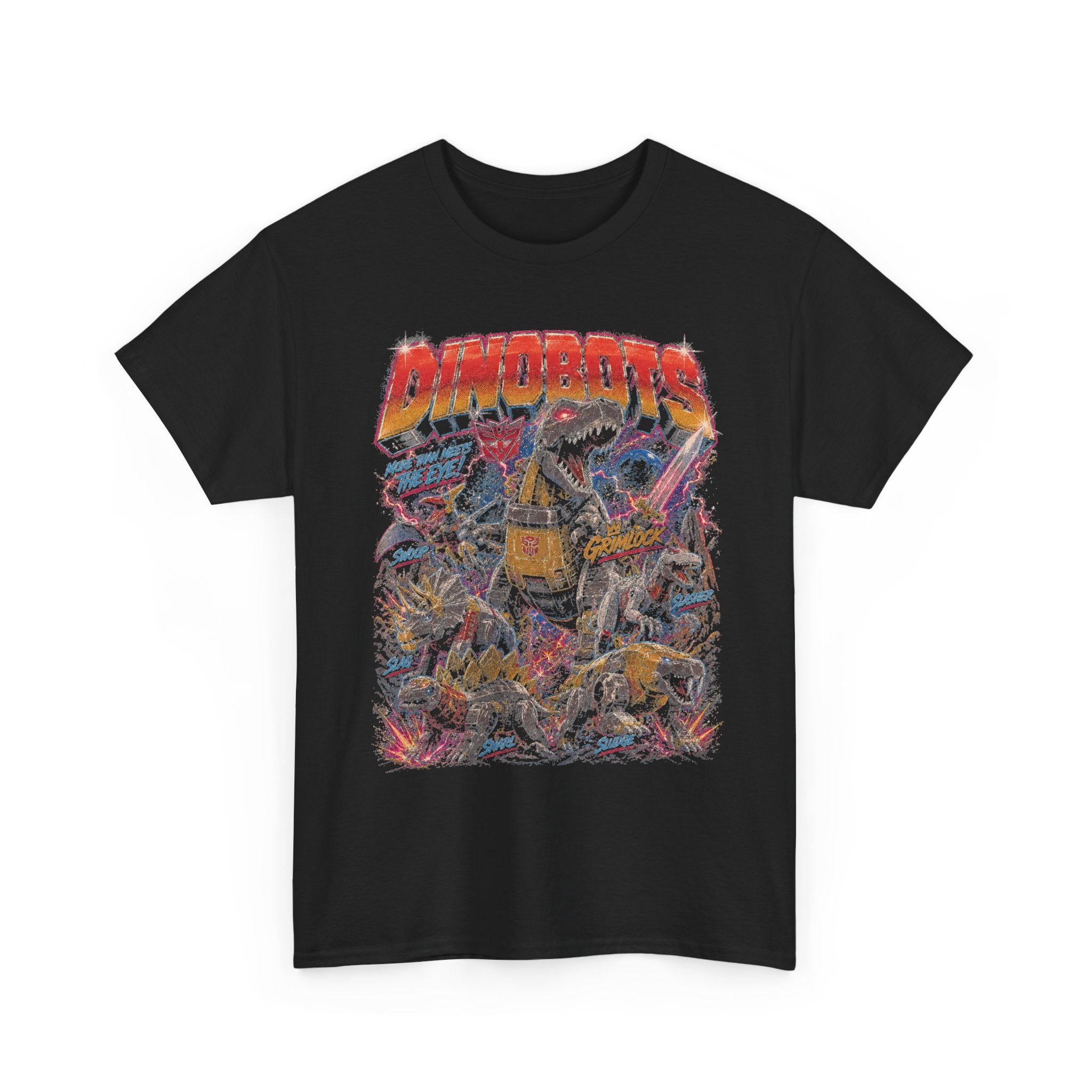 Dinobots Transformers T-Shirt | Vintage Bootleg 80s Graphic Tee
