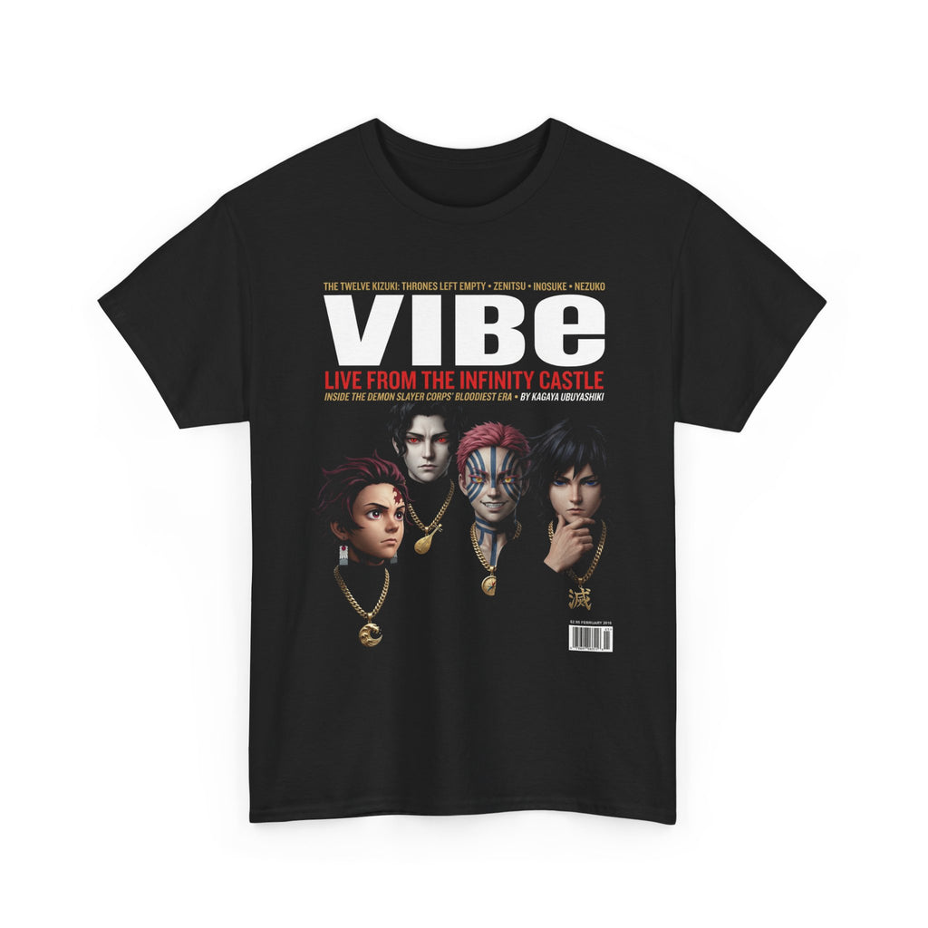 Demon Slayer Vibe Magazine Tee | Anime Hip Hop Urban T-Shirt