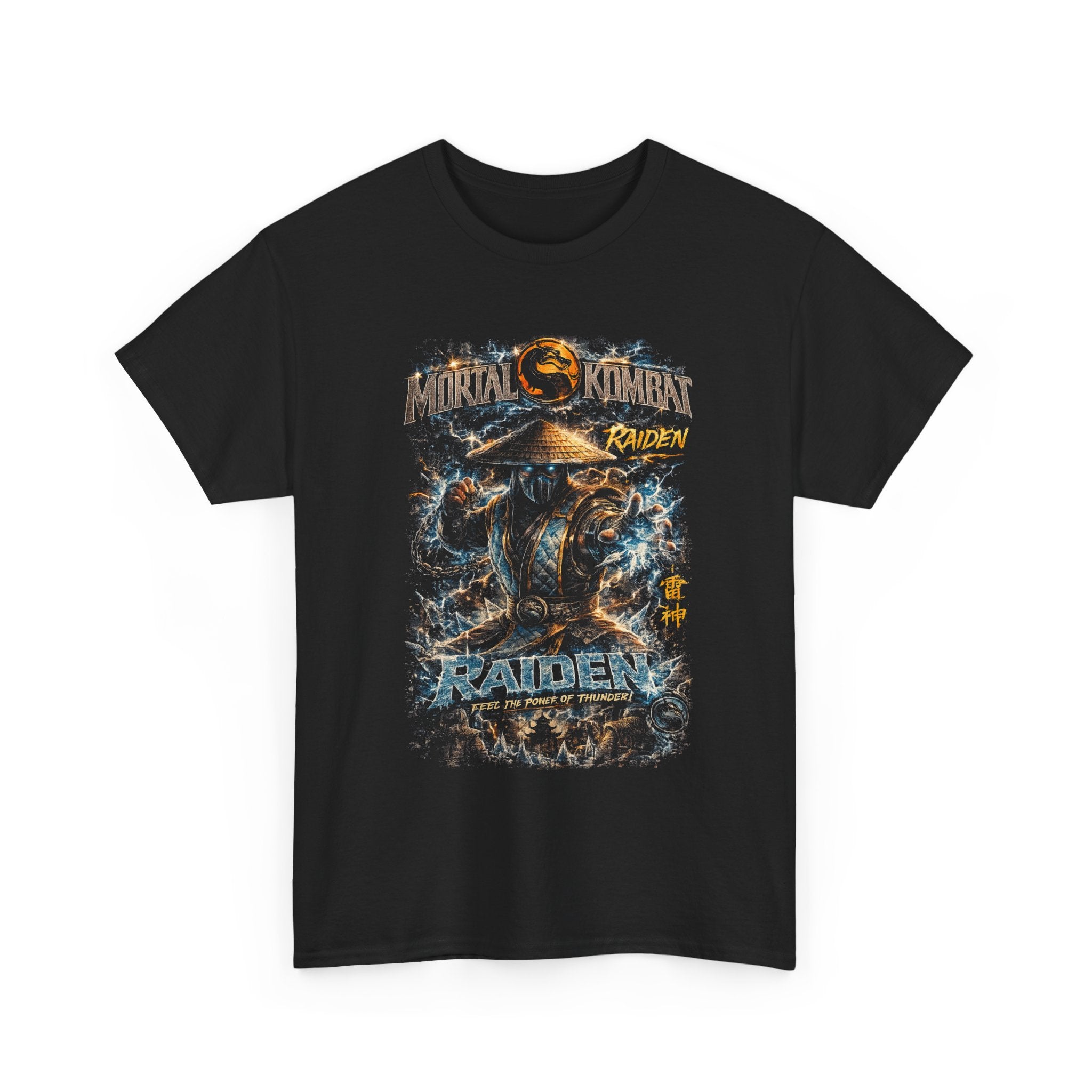 Mortal Kombat Raiden Tee | Vintage Bootleg Style Gaming Shirt