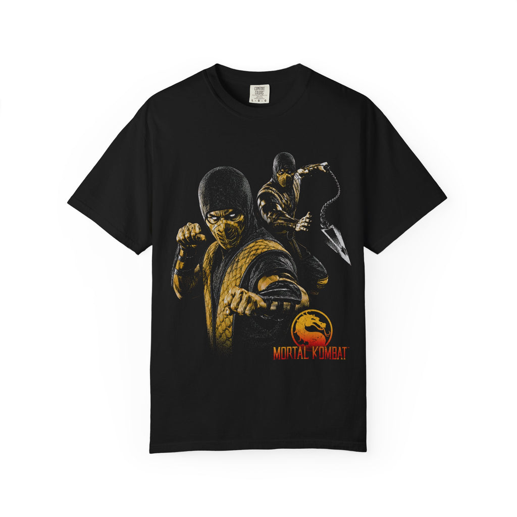 Retro Fighting Game Ninja Tee | Halftone Gaming Unisex Shirt