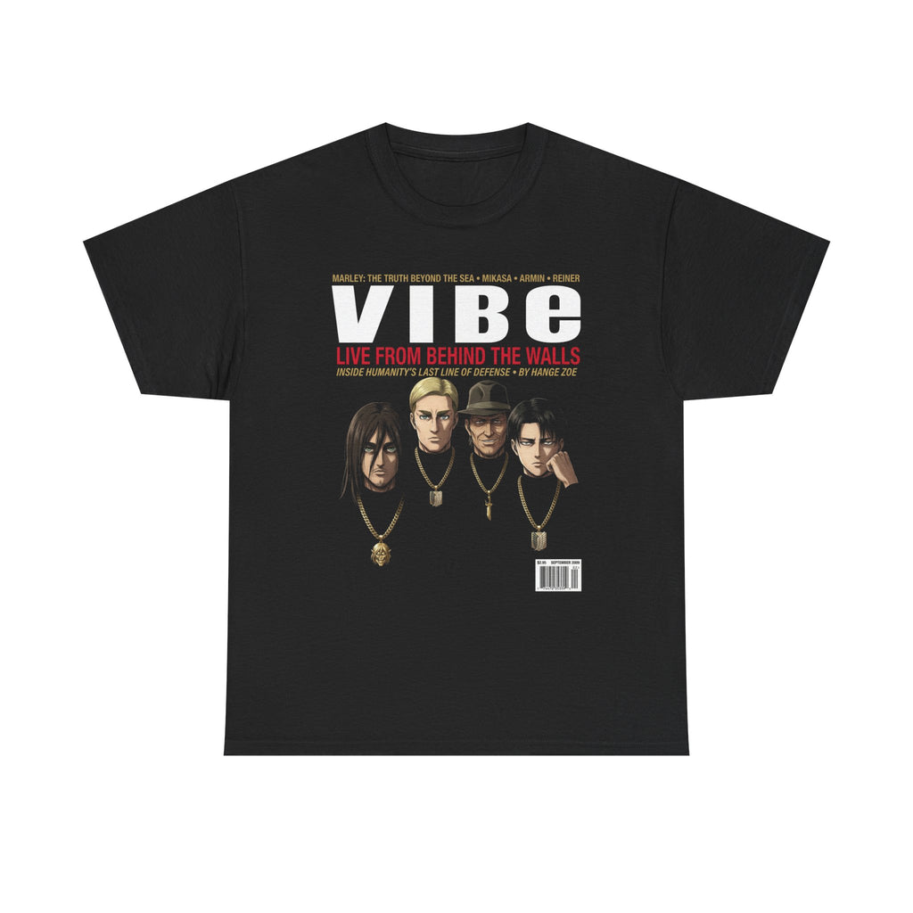 Attack on Titan Vibe Magazine Tee| Bootleg Anime Hip Hop Unisex T-Shirt