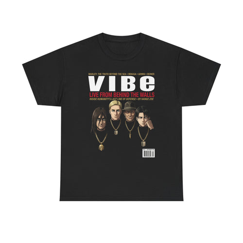 Attack on Titan Vibe Magazine Tee| Bootleg Anime Hip Hop Unisex T-Shirt