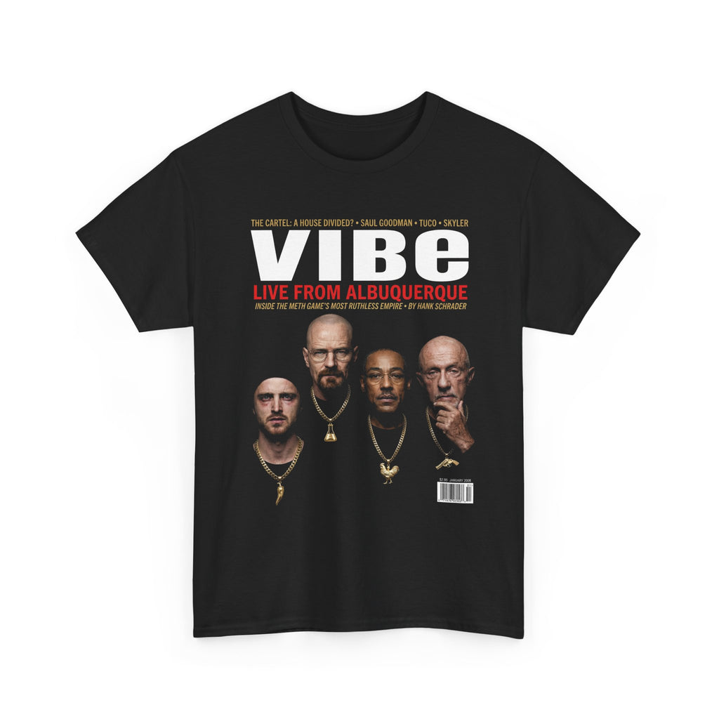 Breaking Bad Vibe Magazine Tee | Vintage Bootleg Crime Drama Shirt