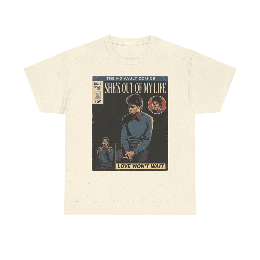 MJ Shes Out Of My Life Comic Tee