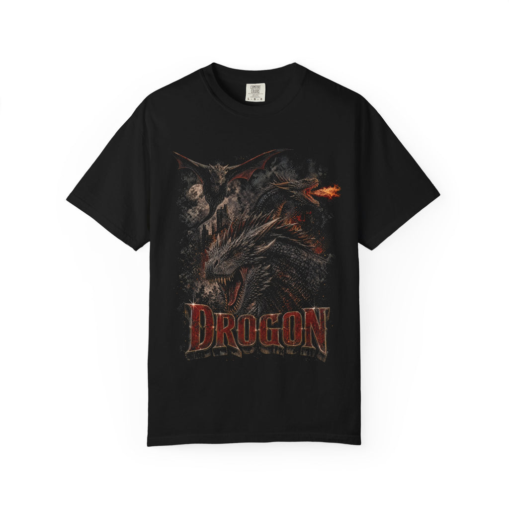 Drogon Game of Thrones Tee | Fantasy Dragon Distressed Unisex T-Shirt