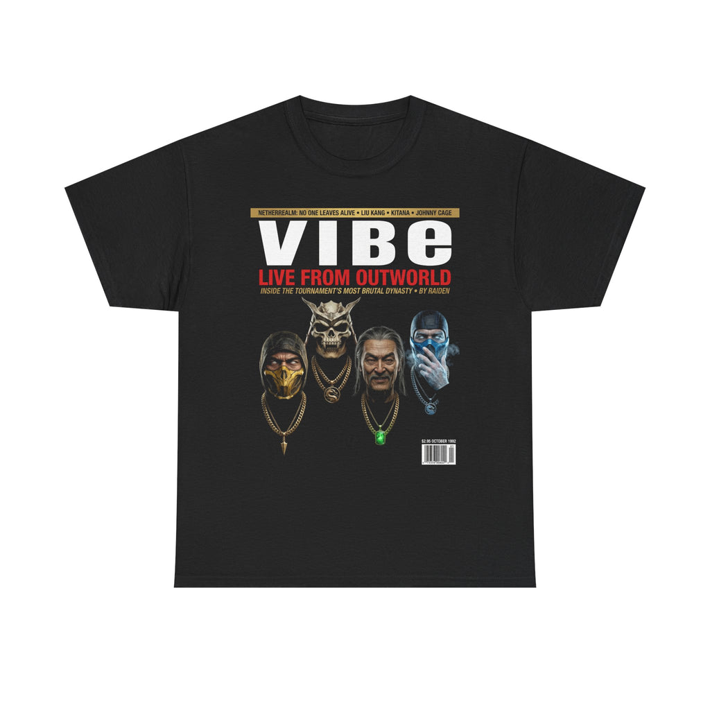 Mortal Kombat Vibe Magazine Tee | Vintage Gaming Graphic Unisex Shirt