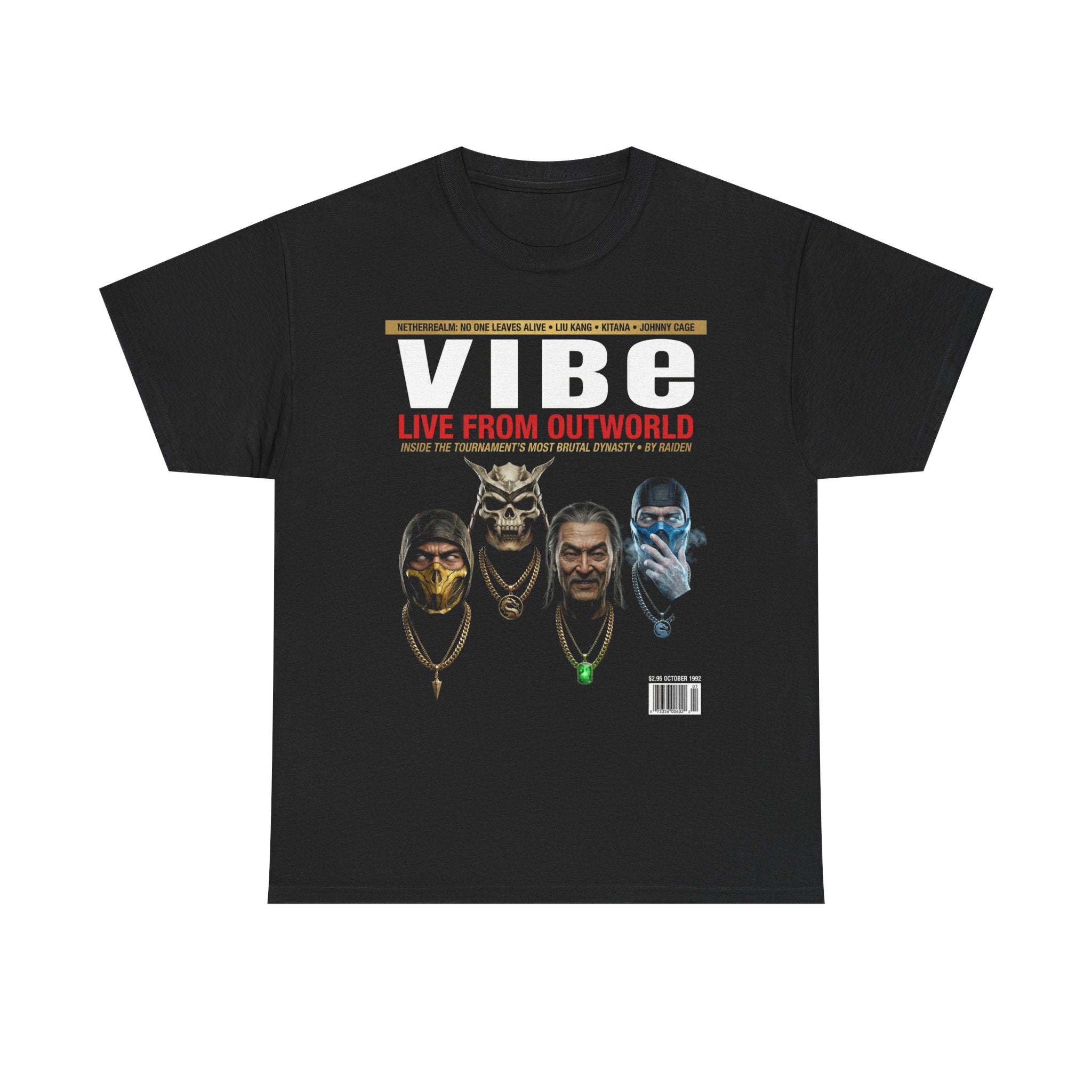 Mortal Kombat Vibe Magazine Tee | Vintage Gaming Graphic Unisex Shirt