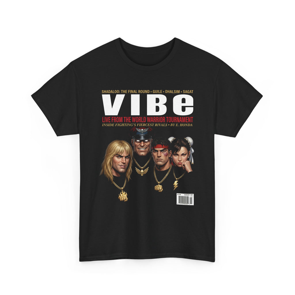 Street Fighter Vibe Magazine Tee | Retro 90s Gaming Unisex Shirt