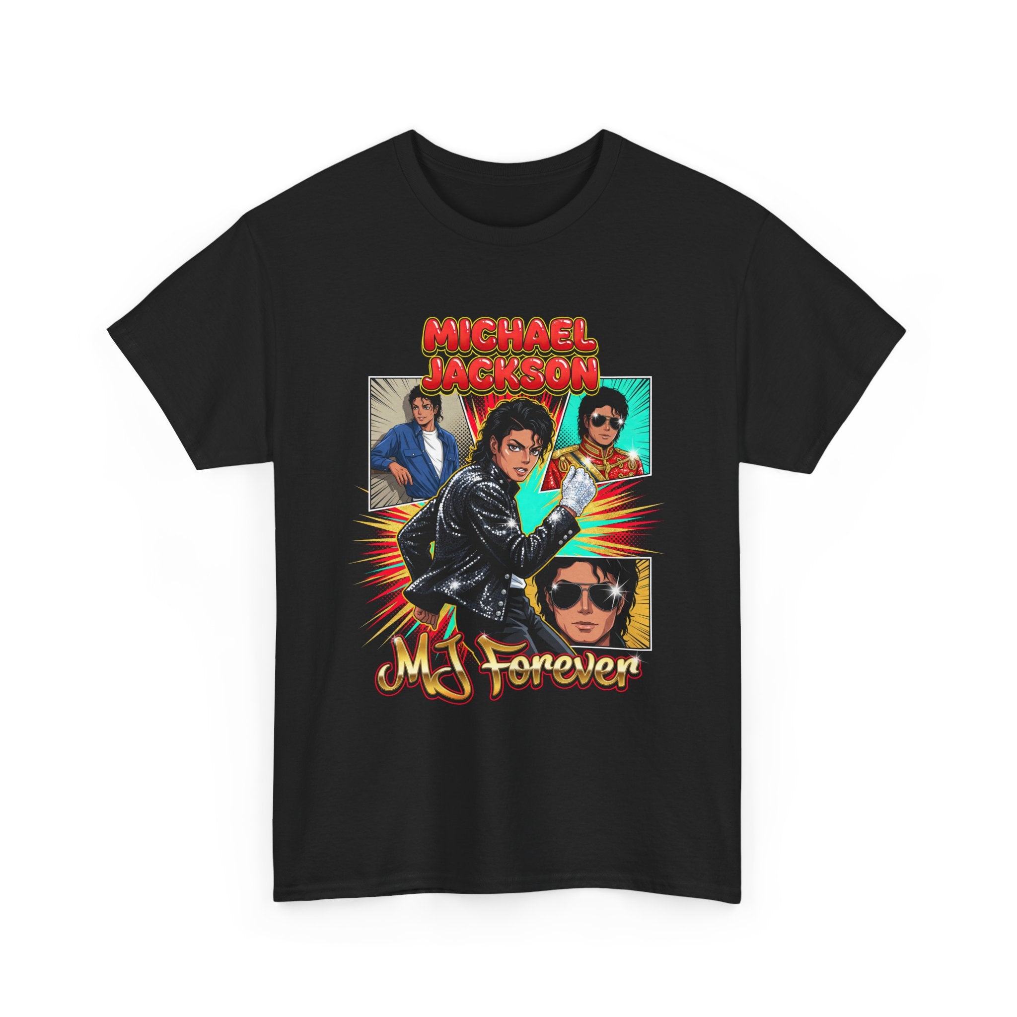 Michael Jackson MJ Forever Anime Comic Style Tee