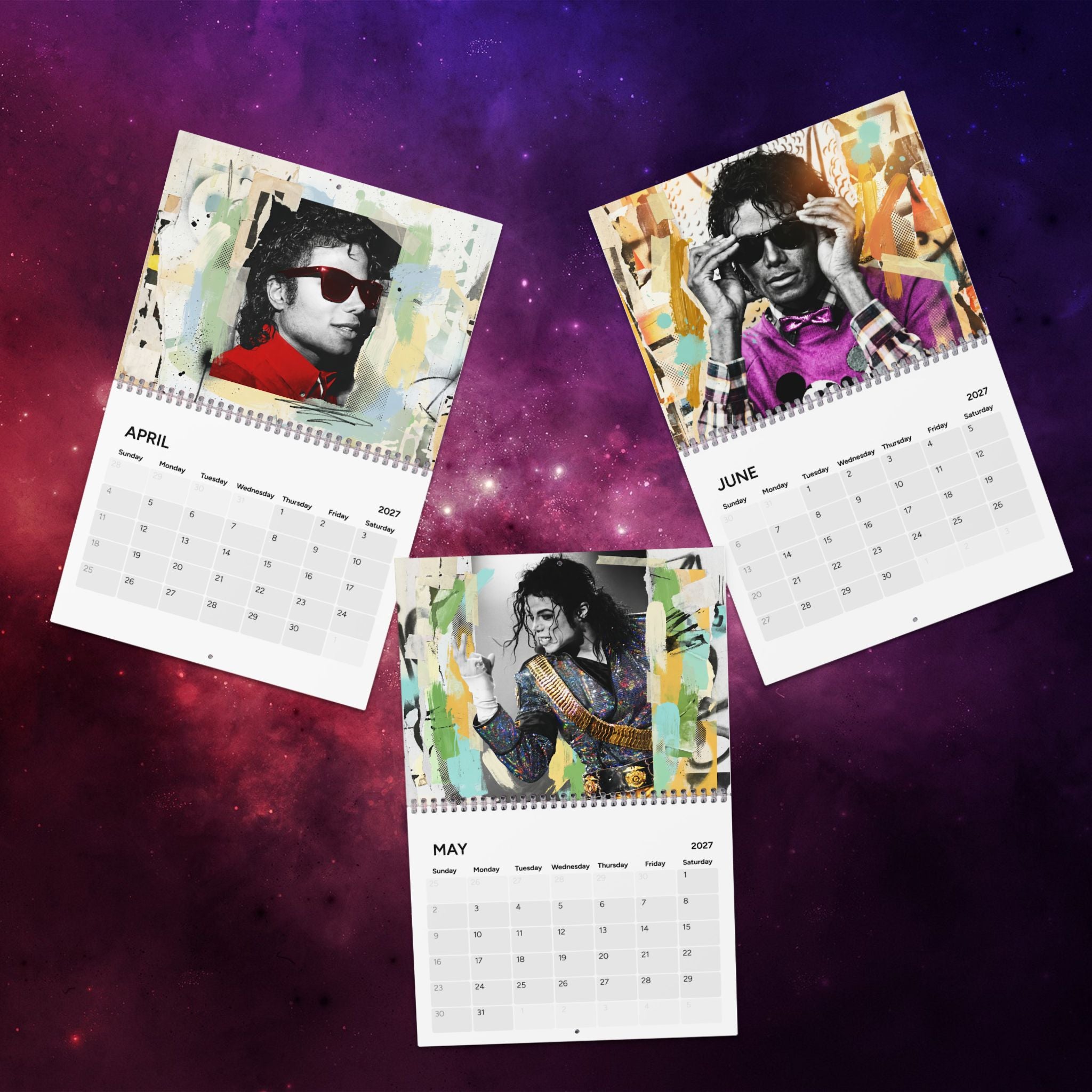 Michael Jackson | The King Of Pop Calendar 2026 | Wall Calendar, Monthly Planner